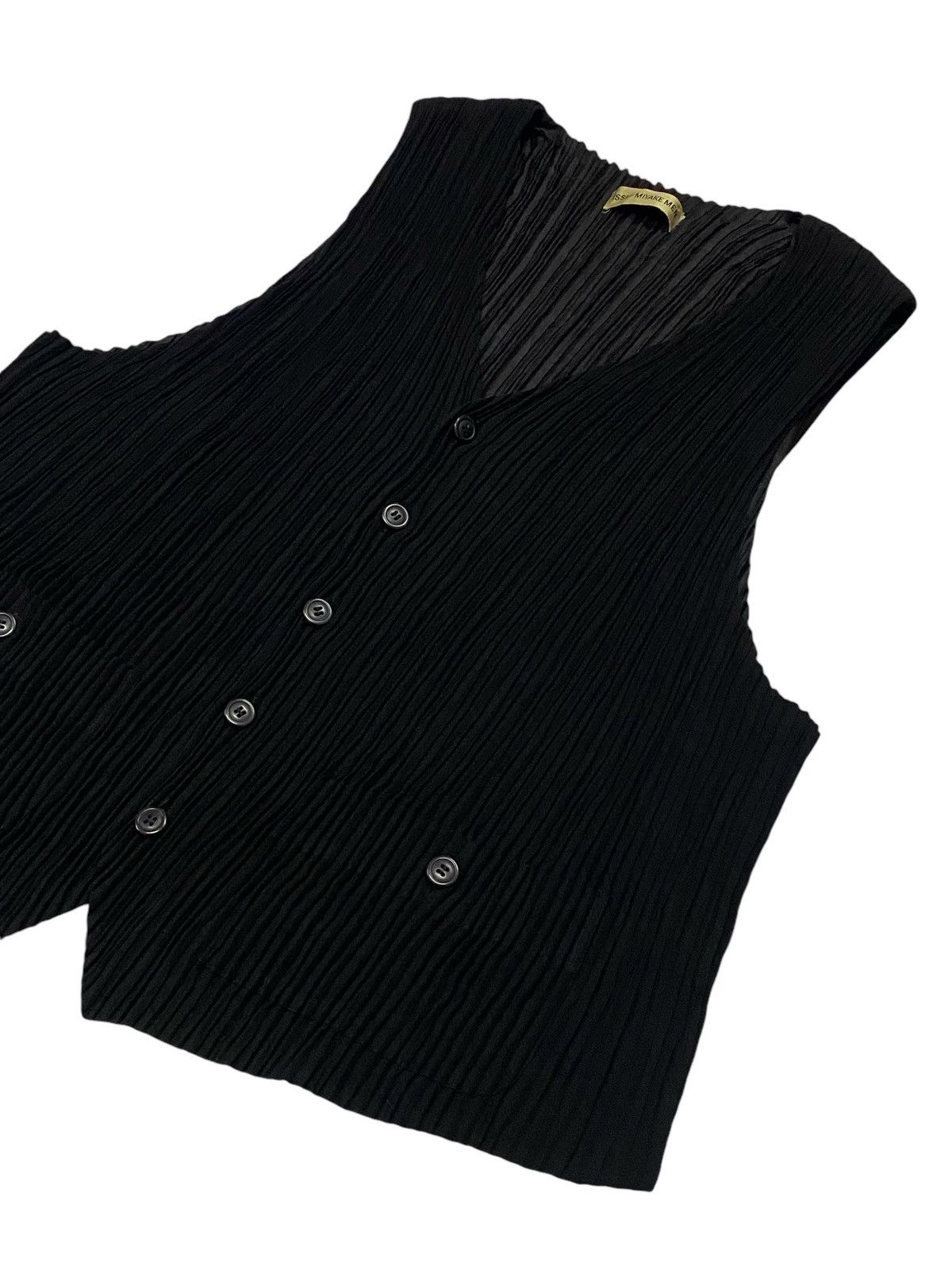 Issey Miyake 🔥Issey Miyake Men Pleated Button Ups Vest Size US M / EU 48-50 / 2 - 21 Thumbnail