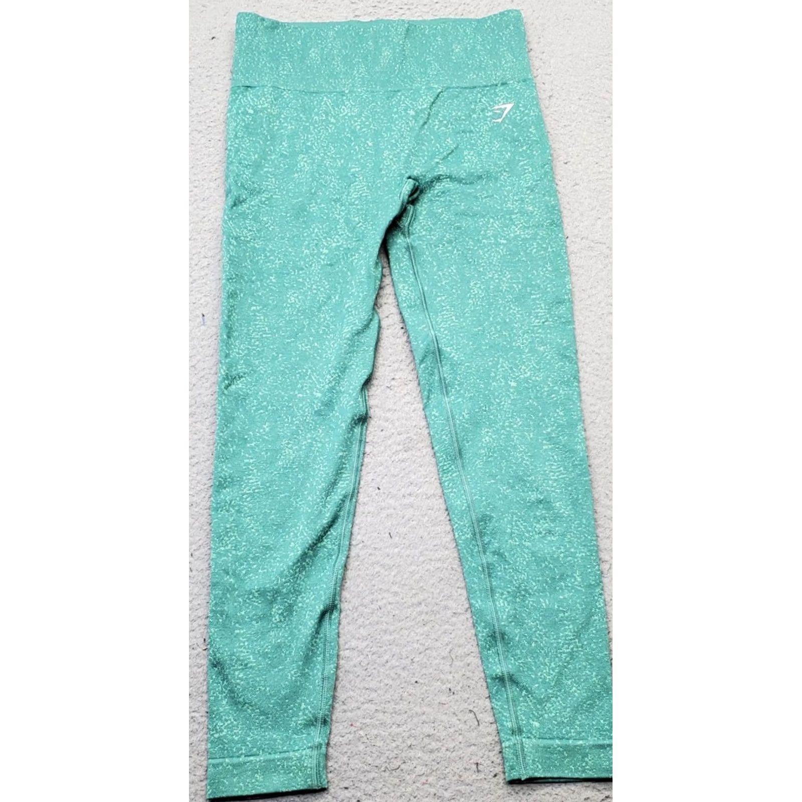 Gymshark Gymshark Leggings Womens Size M Green Nylon Casual Comfort Stretch High Waist Size 32" / US 10 / IT 46 - 2 Thumbnail