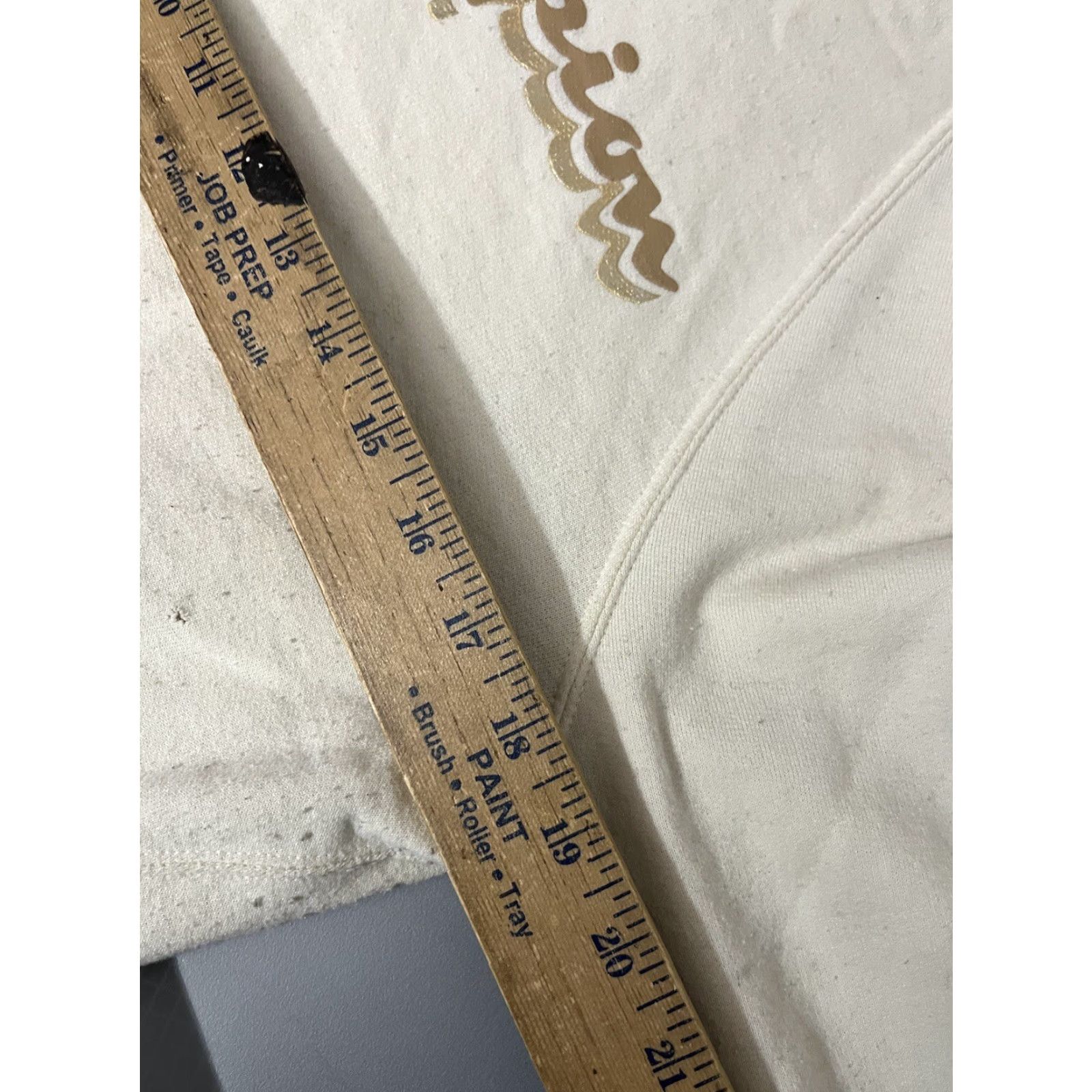 Champion Champion Women's Hoodie Sweatshirt Pullover Long Sleeve Ivory Logo Pocket Size S Size S / US 4 / IT 40 - 6 Thumbnail