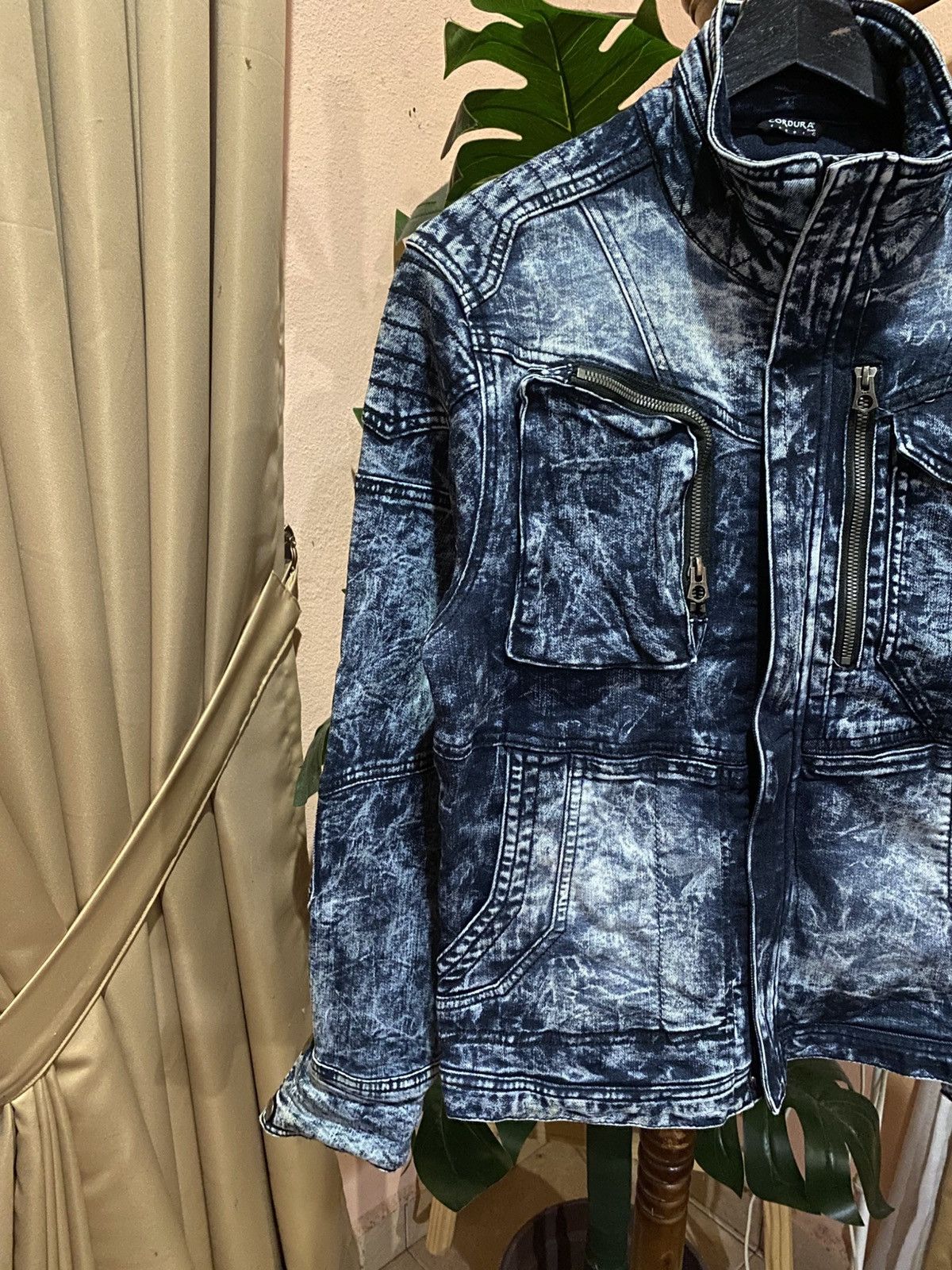 Japanese Brand Cordura Denim Jacket Procore Blue Wash – Rugged Workwear Size US M / EU 48-50 / 2 - 7 Thumbnail