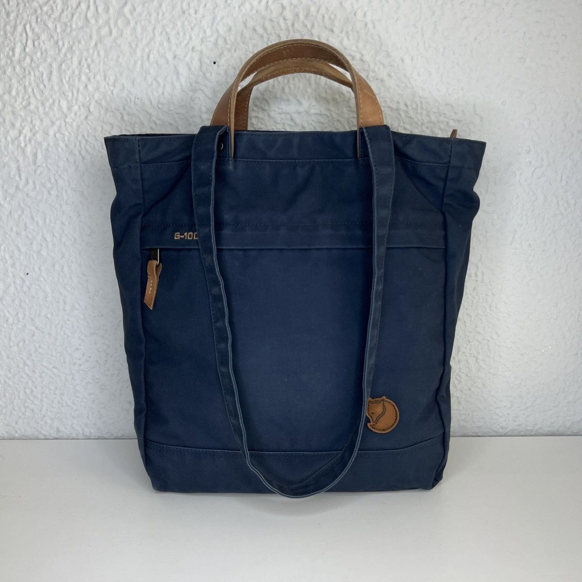 Fjallraven Totepack Tote Shoulder Satchel Bag Navy G-1000