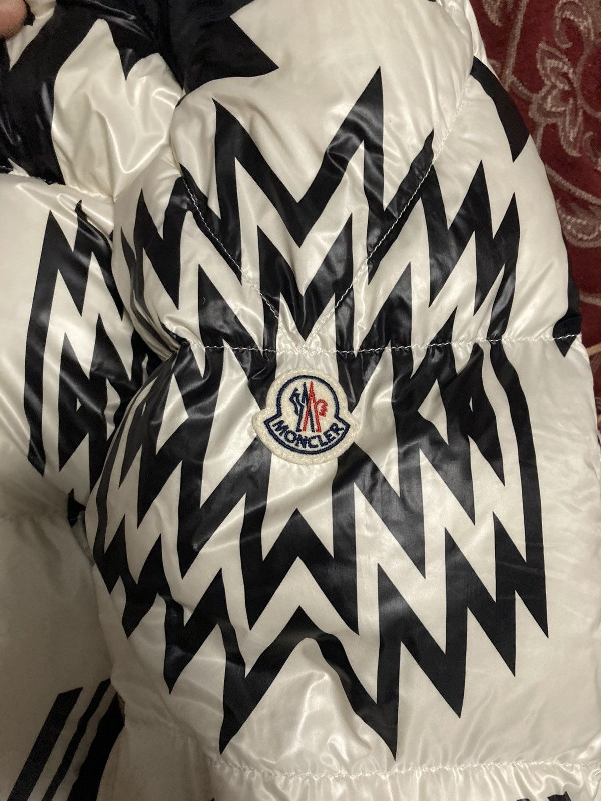 Moncler Hordelyme Reversible Printed Shell Hooded Down Jacket Size US XXL / EU 58 / 5 - 2 Thumbnail