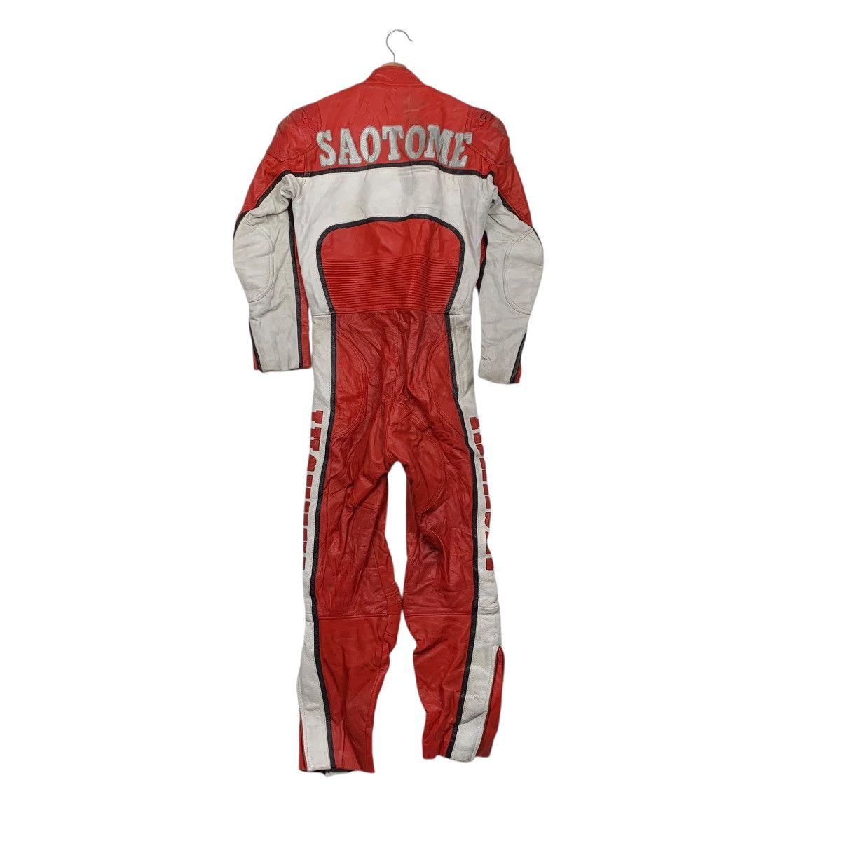 Japanese Brand TS Saotome Takashi Leather Motorcycle Racing Biker Suit Size US 28 / EU 44 - 8 Thumbnail