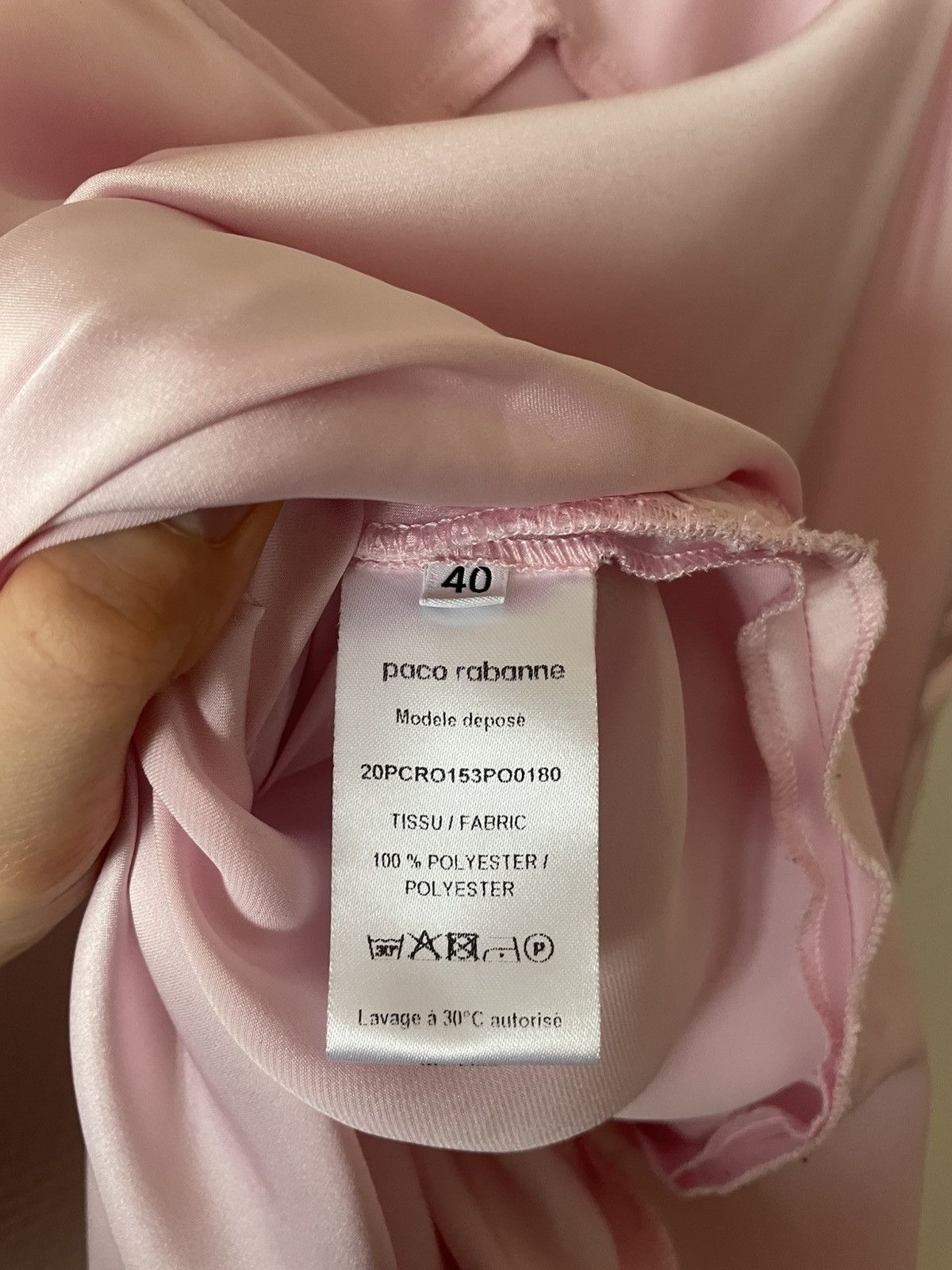 Paco Rabanne Paco Rabanne Pink Satin Nightdress Size M / US 6-8 / IT 42-44 - 6 Thumbnail