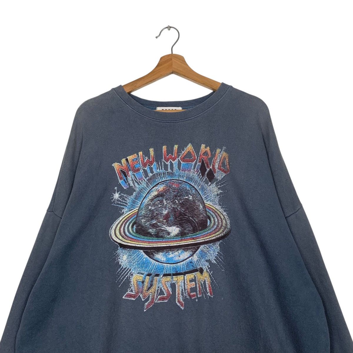 Japanese Brand New World System Crewneck Sweatshirt Size US M / EU 48-50 / 2 - 2 Thumbnail