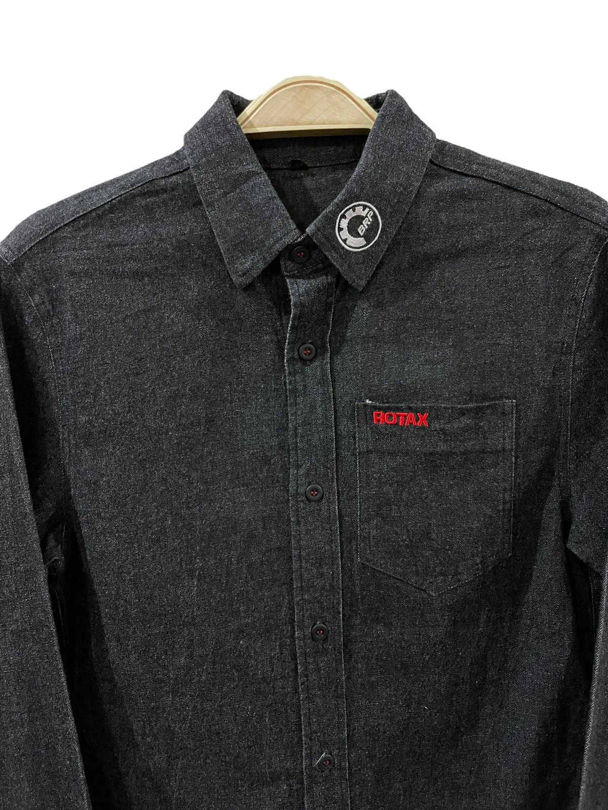 Japanese Brand Vintage BRP Rotex SeaDoo Ski-Doo Can-Am Denim Flannel Size US S / EU 44-46 / 1 - 3 Thumbnail