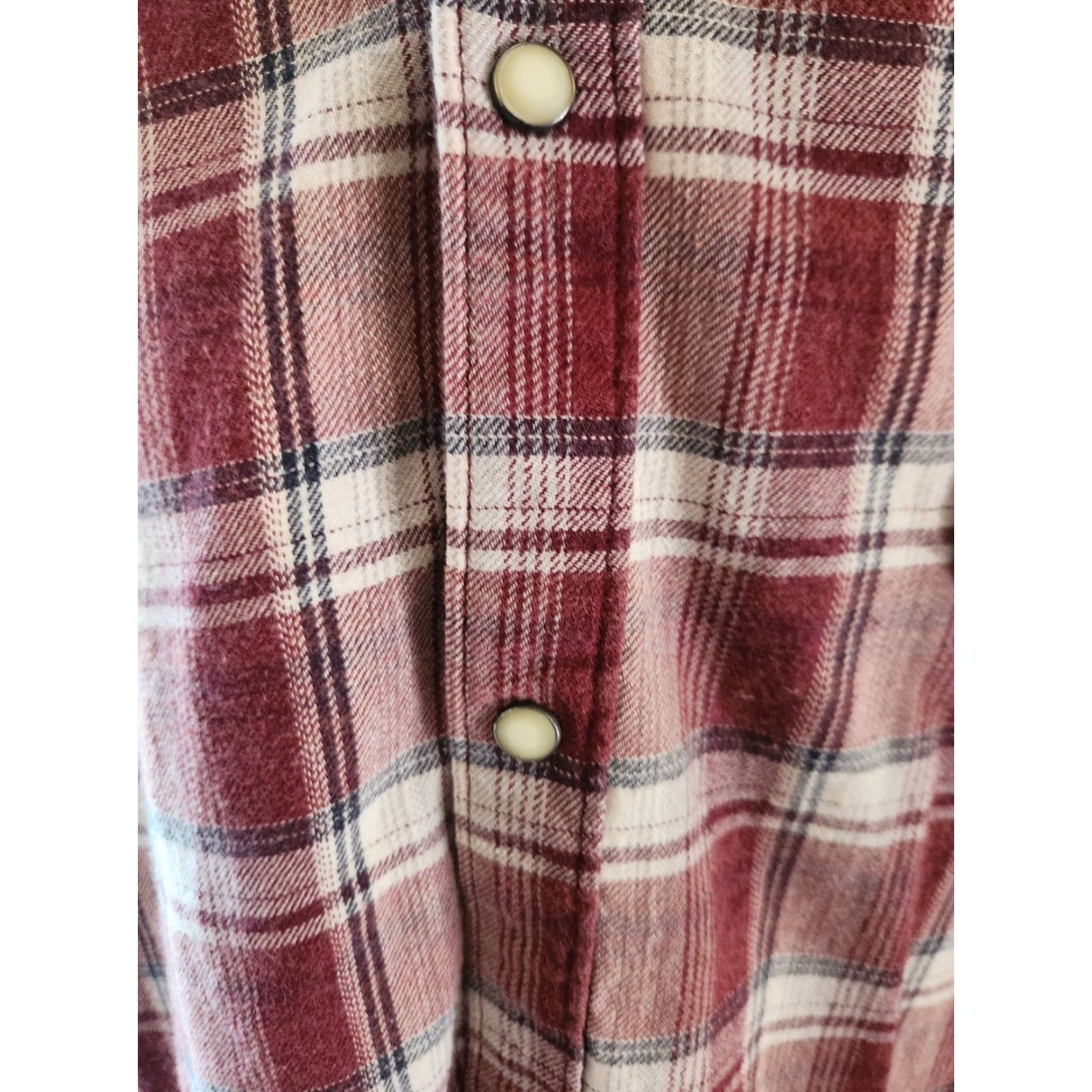 Vintage **Ruff Hewn Men’s Red Pearl Snap Long Sleeve Plaid Shirt XXL** User: **Ruff Hewn Men’s XXL Red Pearl Snap Plaid Shirt** Size US XXL / EU 58 / 5 - 2 Thumbnail