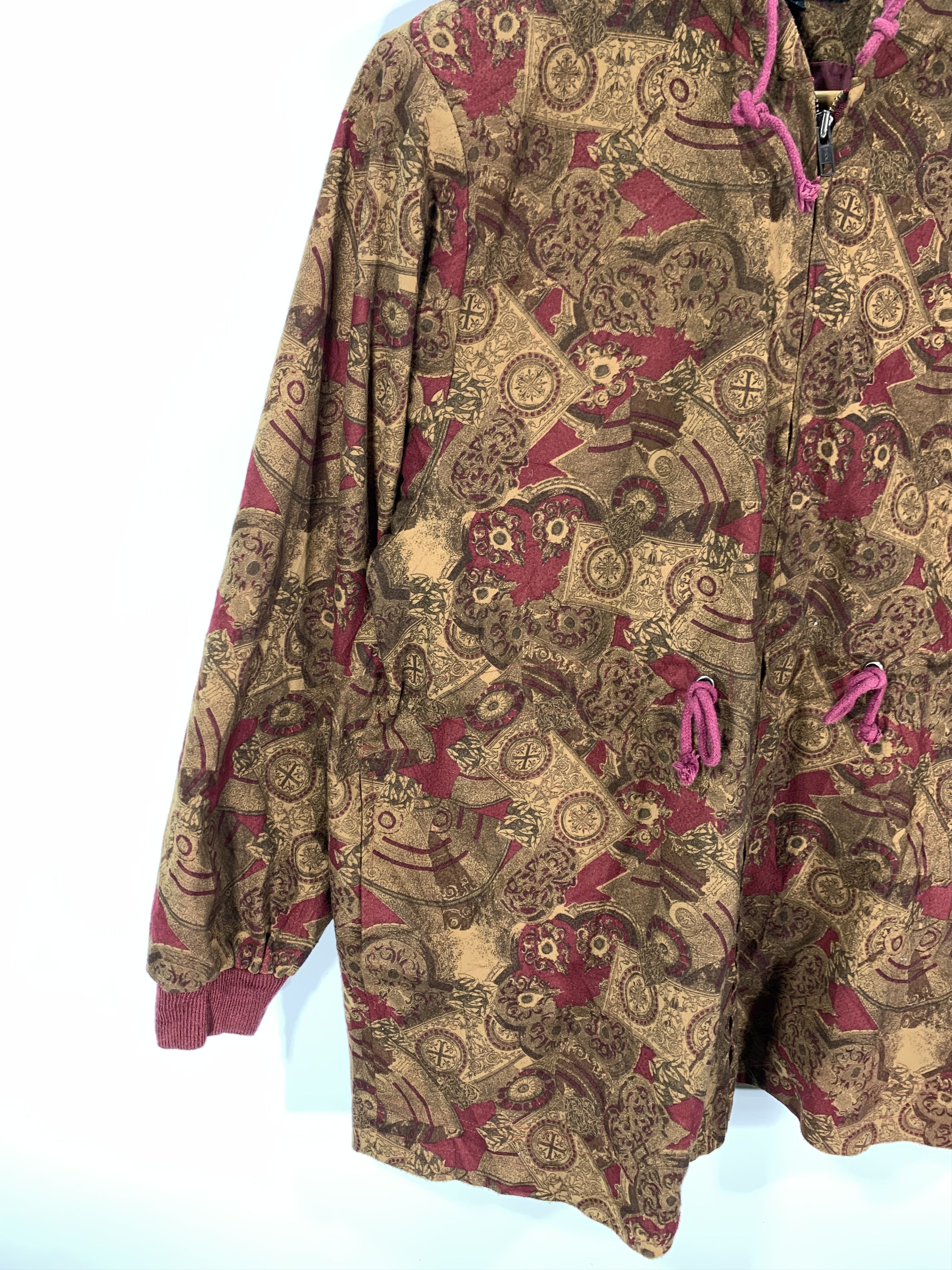 Japanese Brand × Vintage Vintage Overprint Hoodie Jacket Size US M / EU 48-50 / 2 - 3 Thumbnail