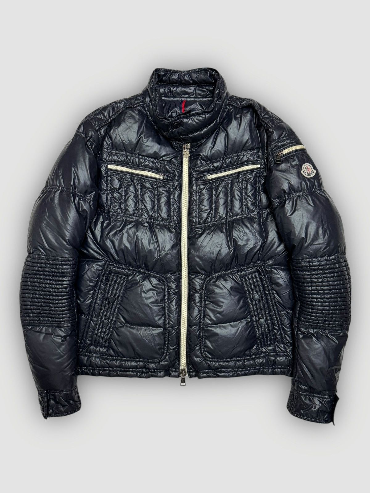 Moncler BERRIAT Biker jacket Size US XXL / EU 58 / 5 - 1 Thumbnail