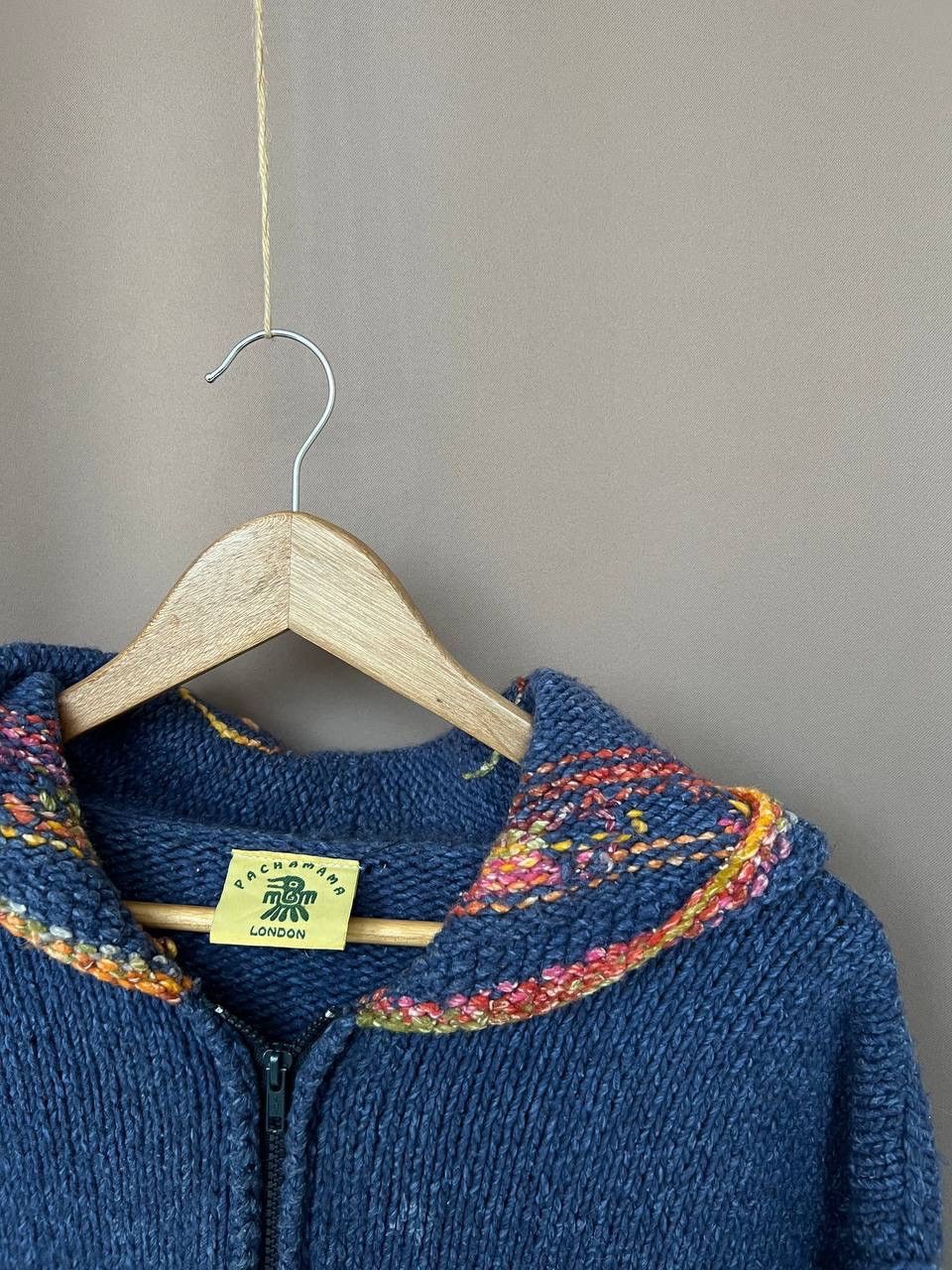 Other Pachamama Wool Handknit Cardigan Sweater Womens Size XL Size XL / US 12-14 / IT 48-50 - 6 Thumbnail