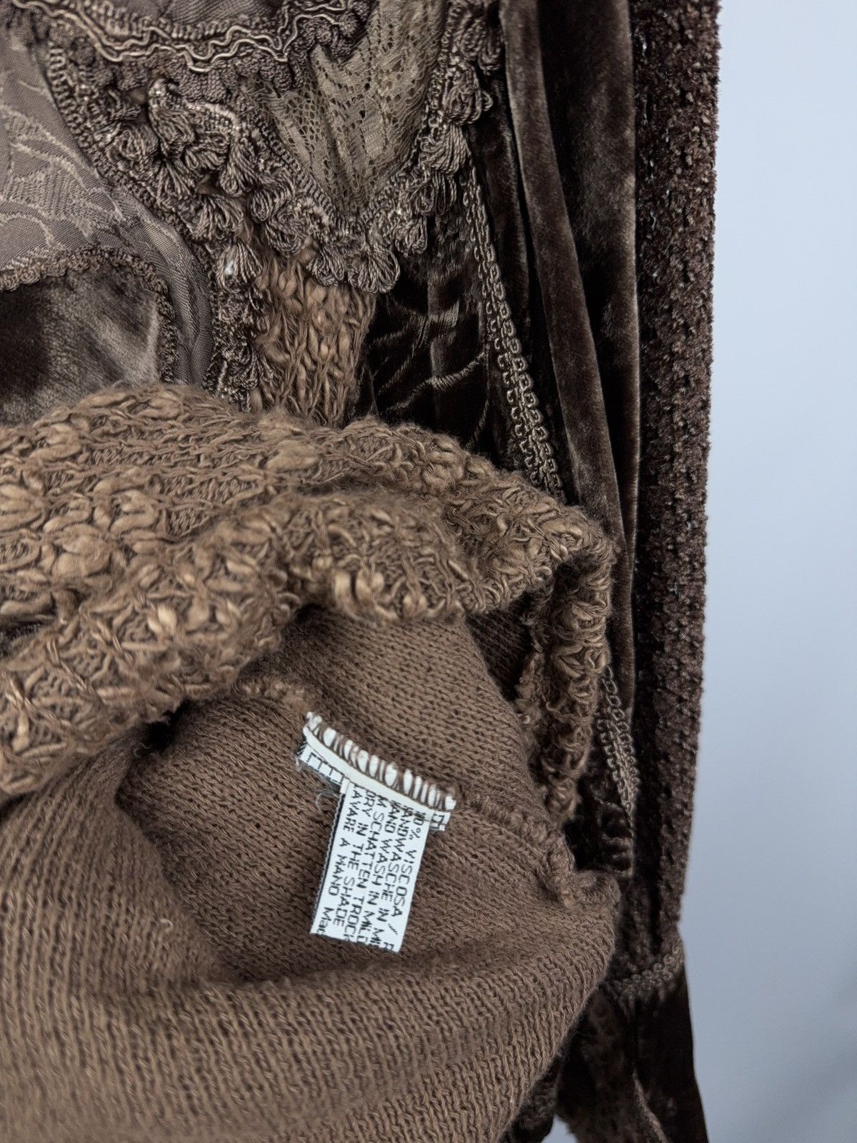 Japanese Brand Designer Avant Garde Retro Barroco Fluffy knitted sweater Size M / US 6-8 / IT 42-44 - 8 Thumbnail