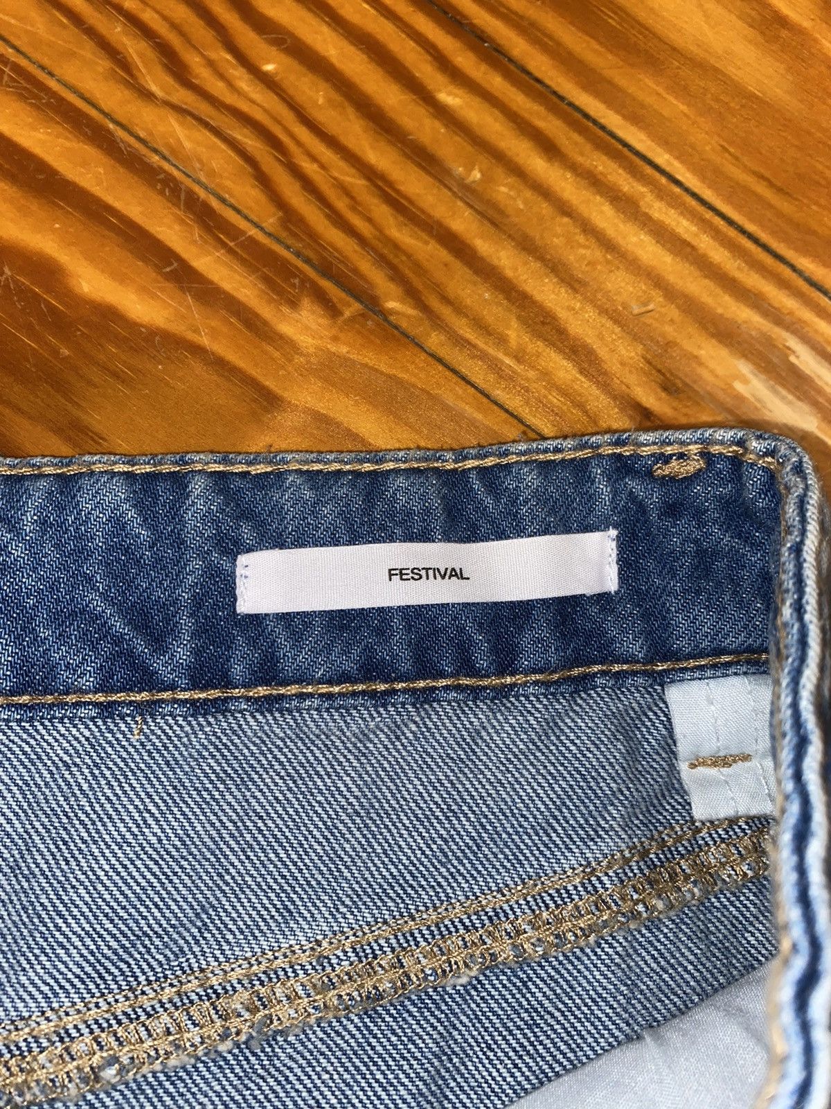 Garage 🔥Brand New🔥 Garage Denim Festival Booty Short Shorts 13/31 Size 31" - 8 Thumbnail