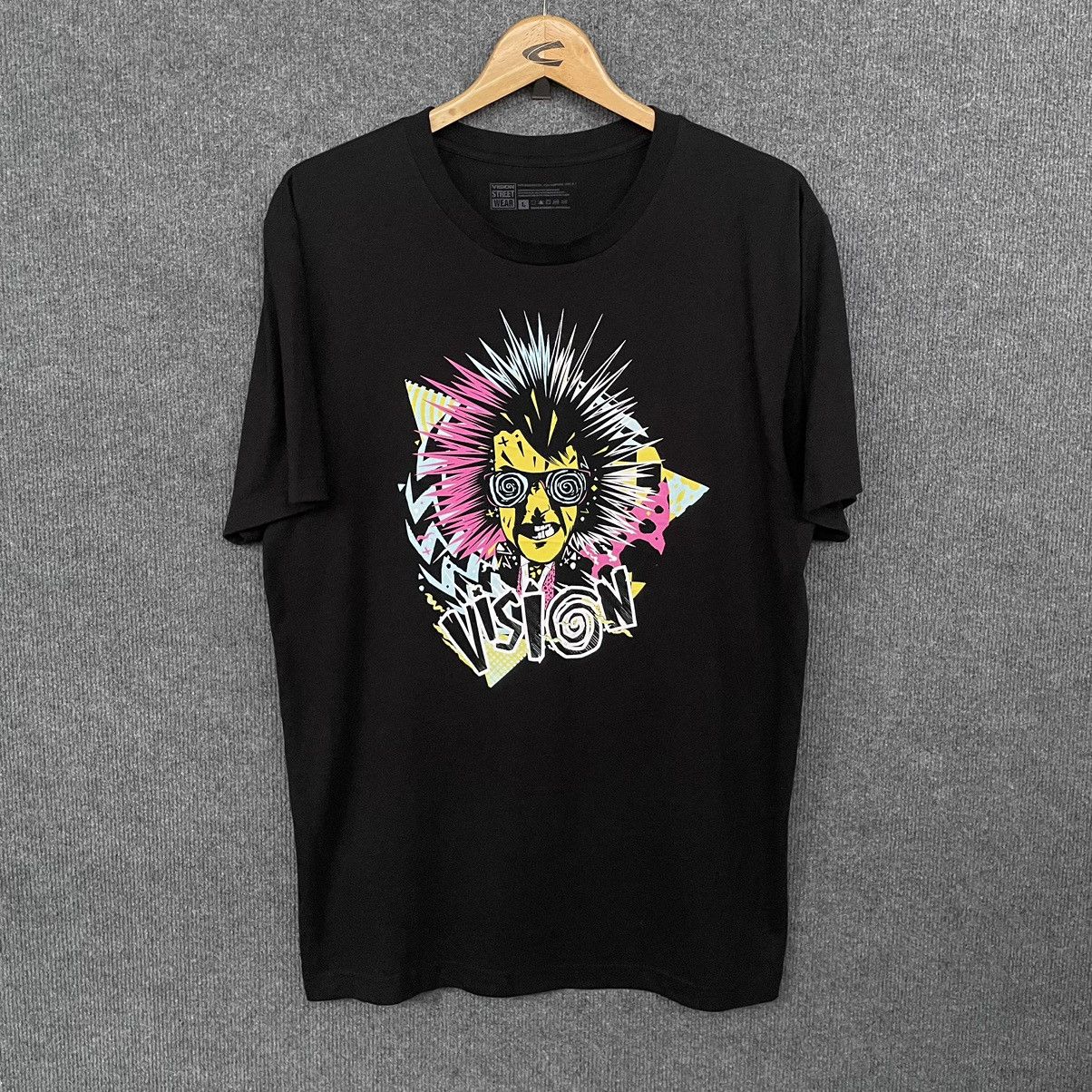 Vision Streetwear Vintage Vision Street Wear Psycho Stick Official Reissue Tee Size US L / EU 52-54 / 3 - 1 Thumbnail
