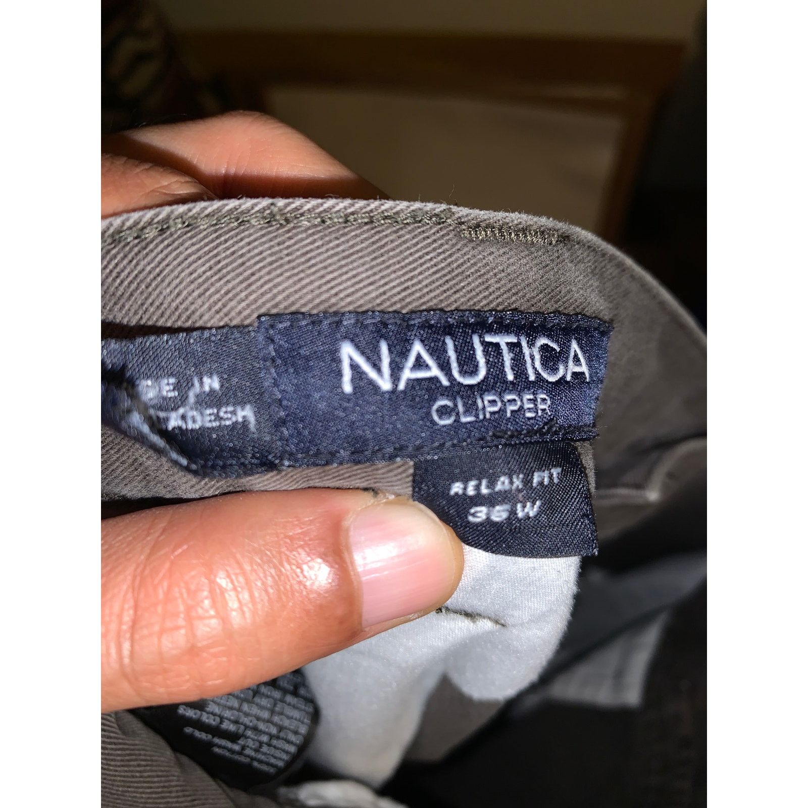 Nautica Nautica Clipper Cargo Shorts Dark Gray Relax Fit Men’s 36W Size US 36 / EU 52 - 7 Thumbnail