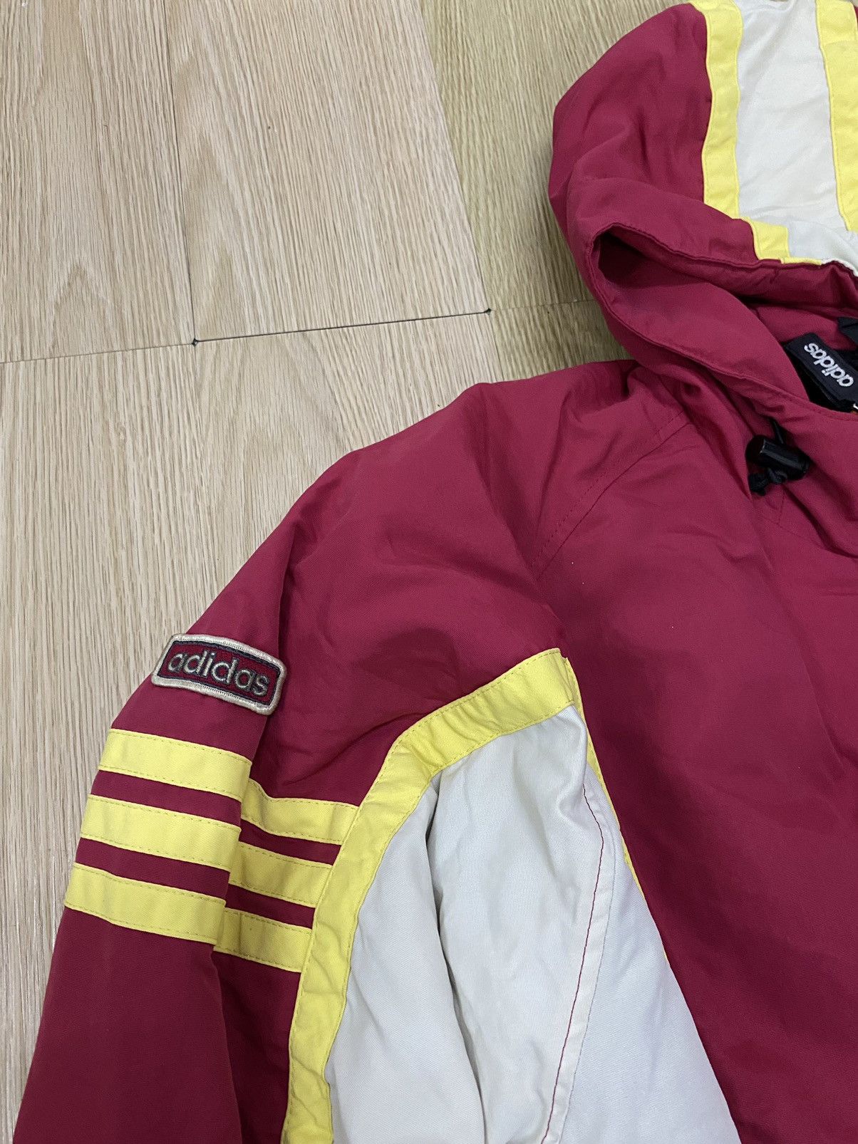 Adidas × Vintage Vintage 90’s Adidas Three Stripes Jacket Size US L / EU 52-54 / 3 - 7 Thumbnail