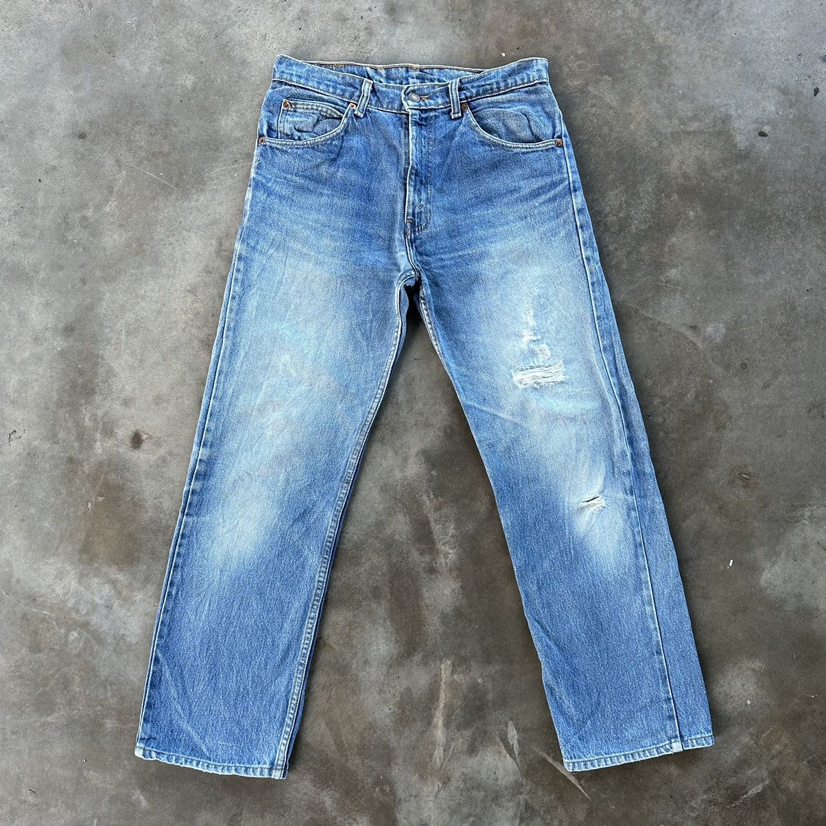 Levi's Vintage Levi’s Distressed Jean Faded Sick Denim Pant W31 Size US 31 - 1 Thumbnail
