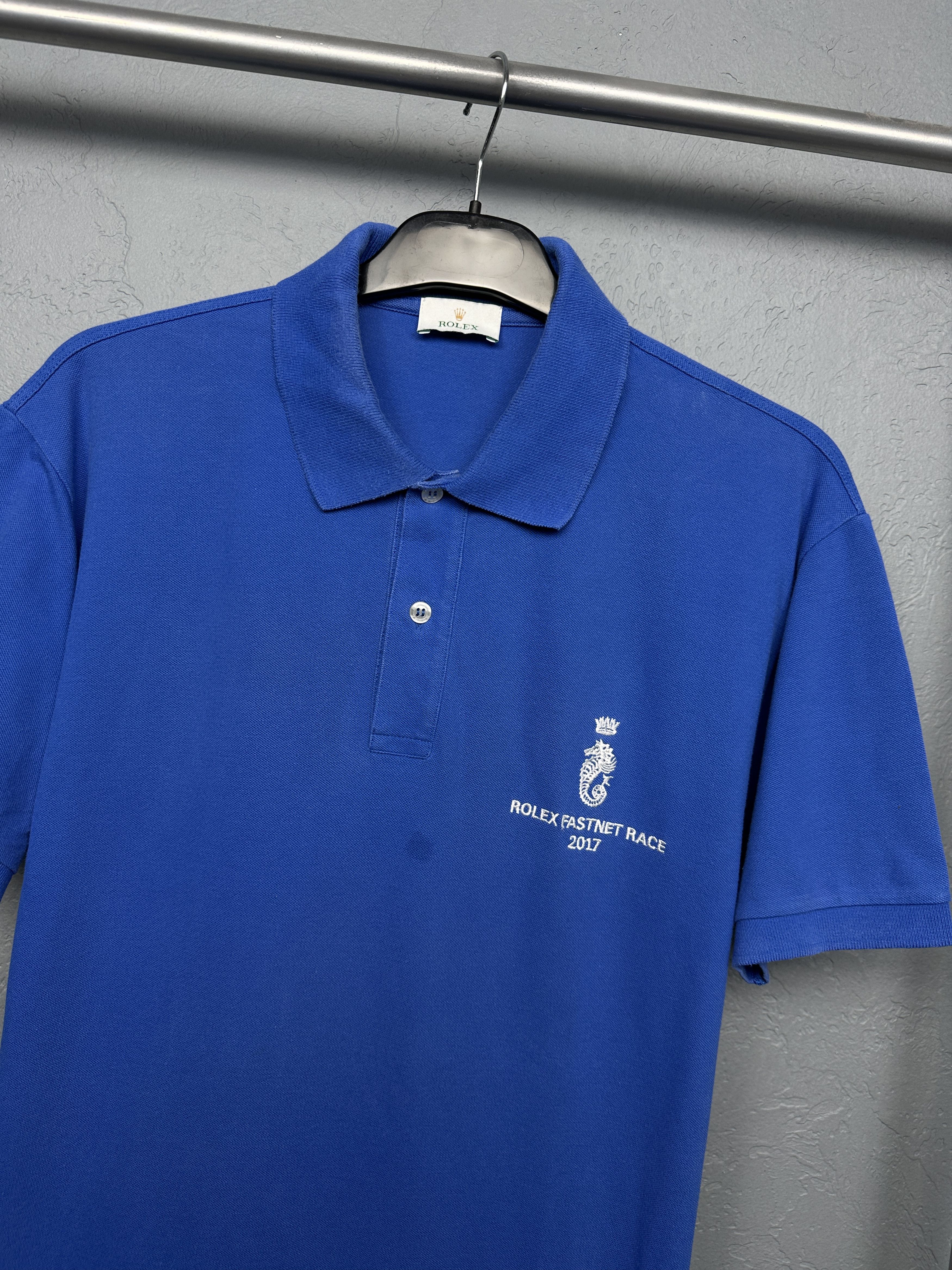 Rolex Rolex Vintage Mens Uniform Polo Shirt Size US L / EU 52-54 / 3 - 2 Thumbnail