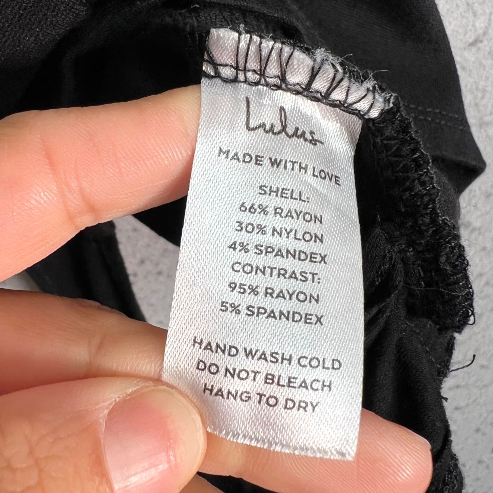 Lulus Lulus Black Sleeveless Crop Top Tank with Tie Detail Womens Small - Cropped Nylon Rayon - Solid - Round Neck - Adult Womens Small - Gift? (Stop) Size S / US 4 / IT 40 - 4 Thumbnail