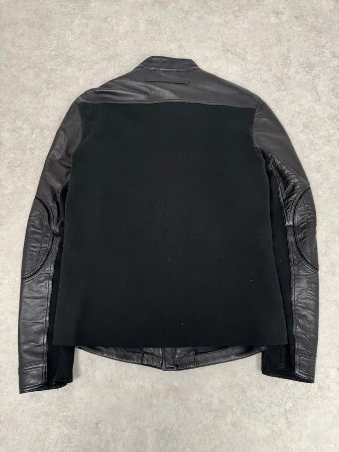 Prada 2000s Prada Biker Hybrid Leather Jacket Size US M / EU 48-50 / 2 - 5 Thumbnail