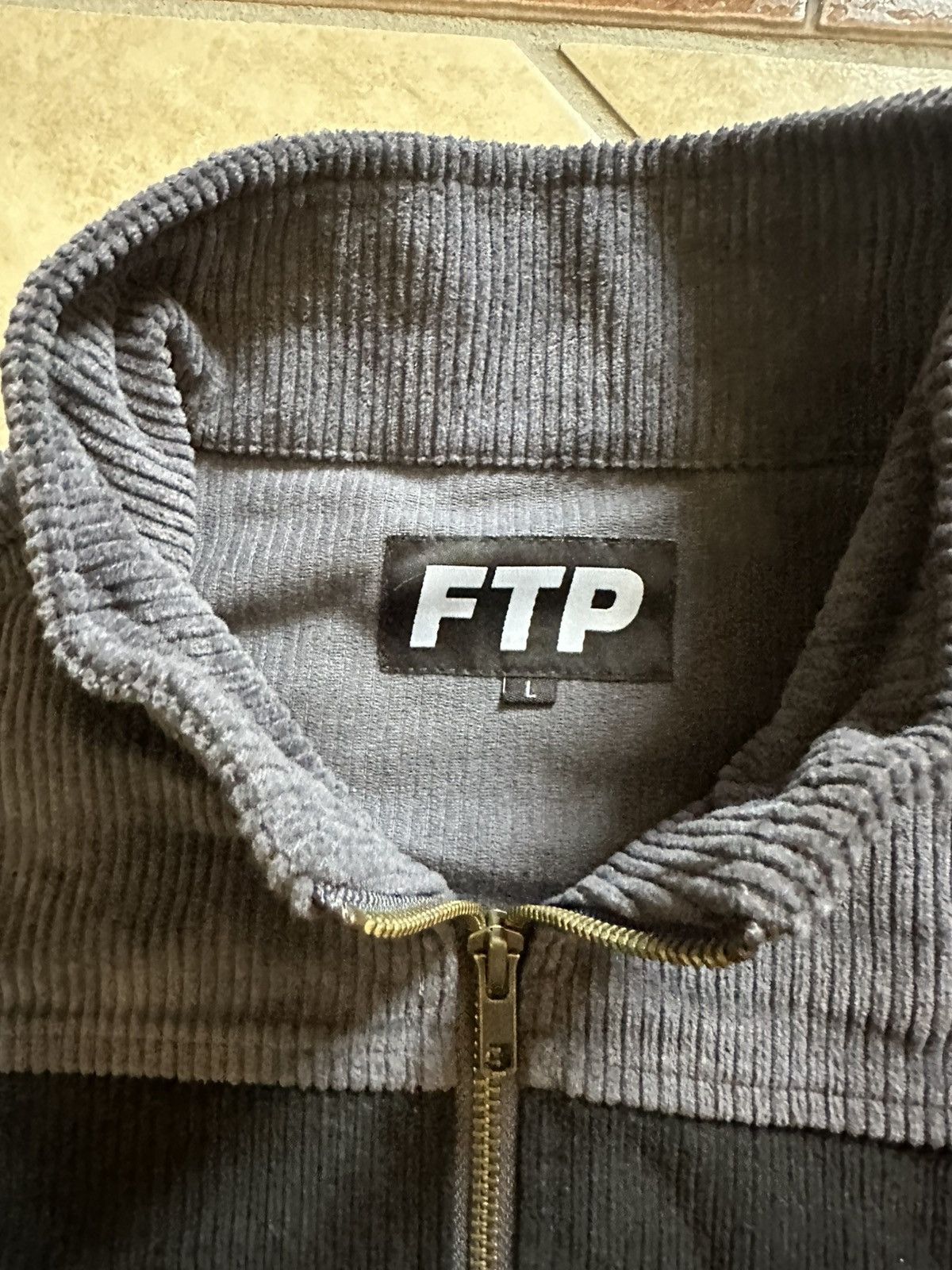 Other FTP Corduroy Old English Half Zip Jacket (Sample) Size US L / EU 52-54 / 3 - 4 Thumbnail
