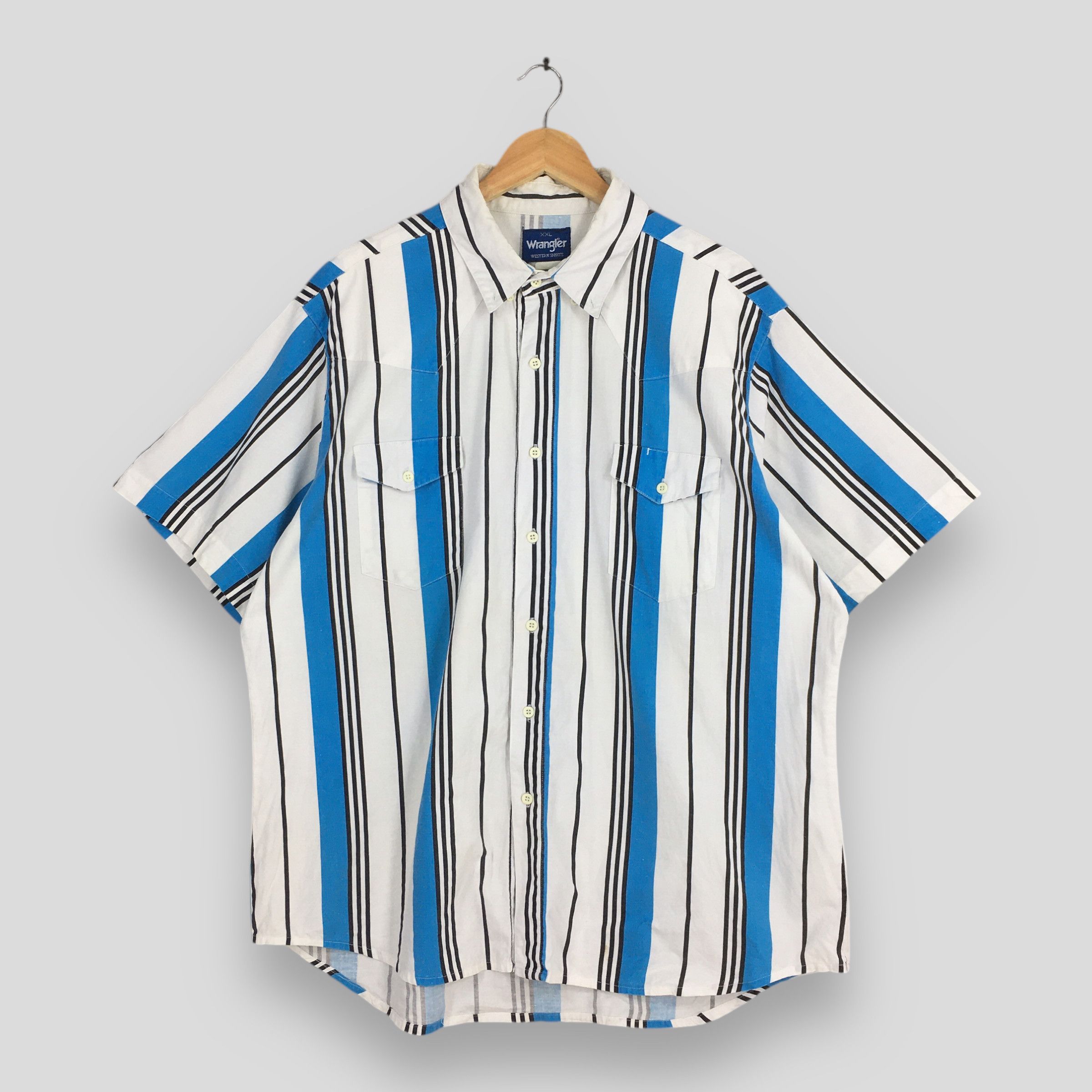Wrangler Vintage 1990s Wrangler Aztec Navajo Western Shirt Size US L / EU 52-54 / 3 - 1 Thumbnail