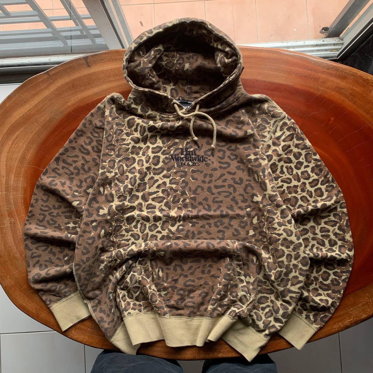 Huf Huf Panthera Leopard Y2K Pullover Hoodie Skateboarding Size US XL / EU 56 / 4 - 1 Thumbnail