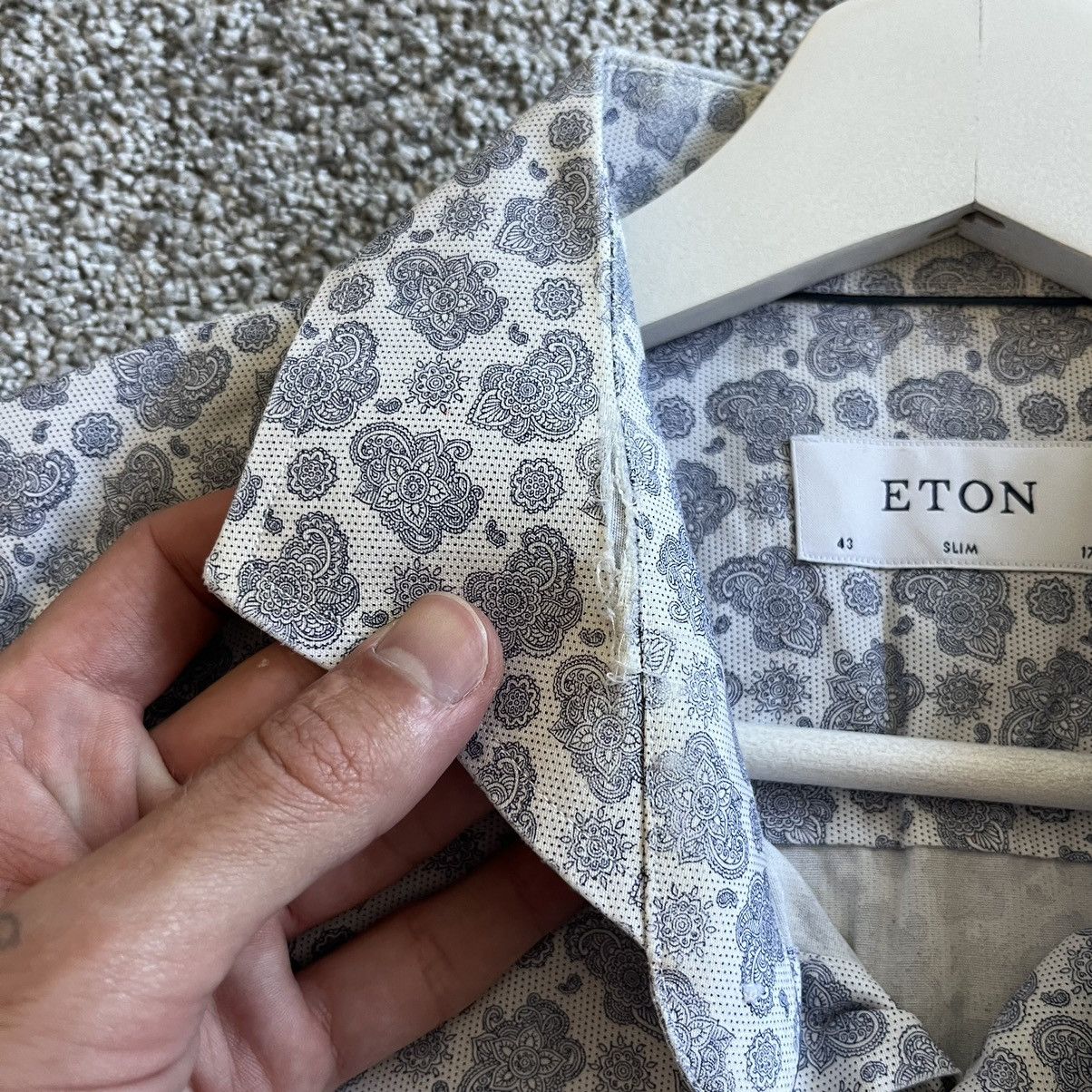 Eton Eton Flowers Luxury Mens Shirt Size 43 Size US M / EU 48-50 / 2 - 3 Thumbnail