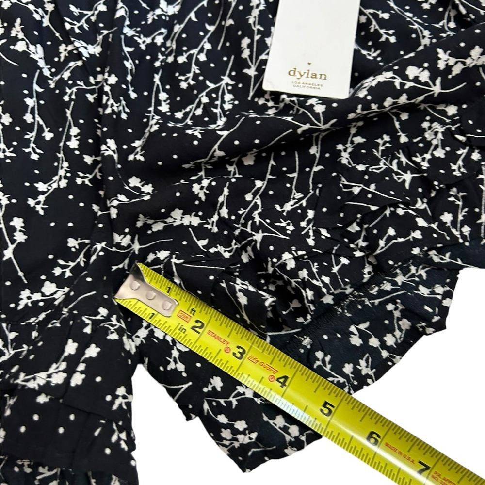 dylan dylan l NWT Black White Floral Pull On Shorts Small Size 28" / US 6 / IT 42 - 6 Thumbnail