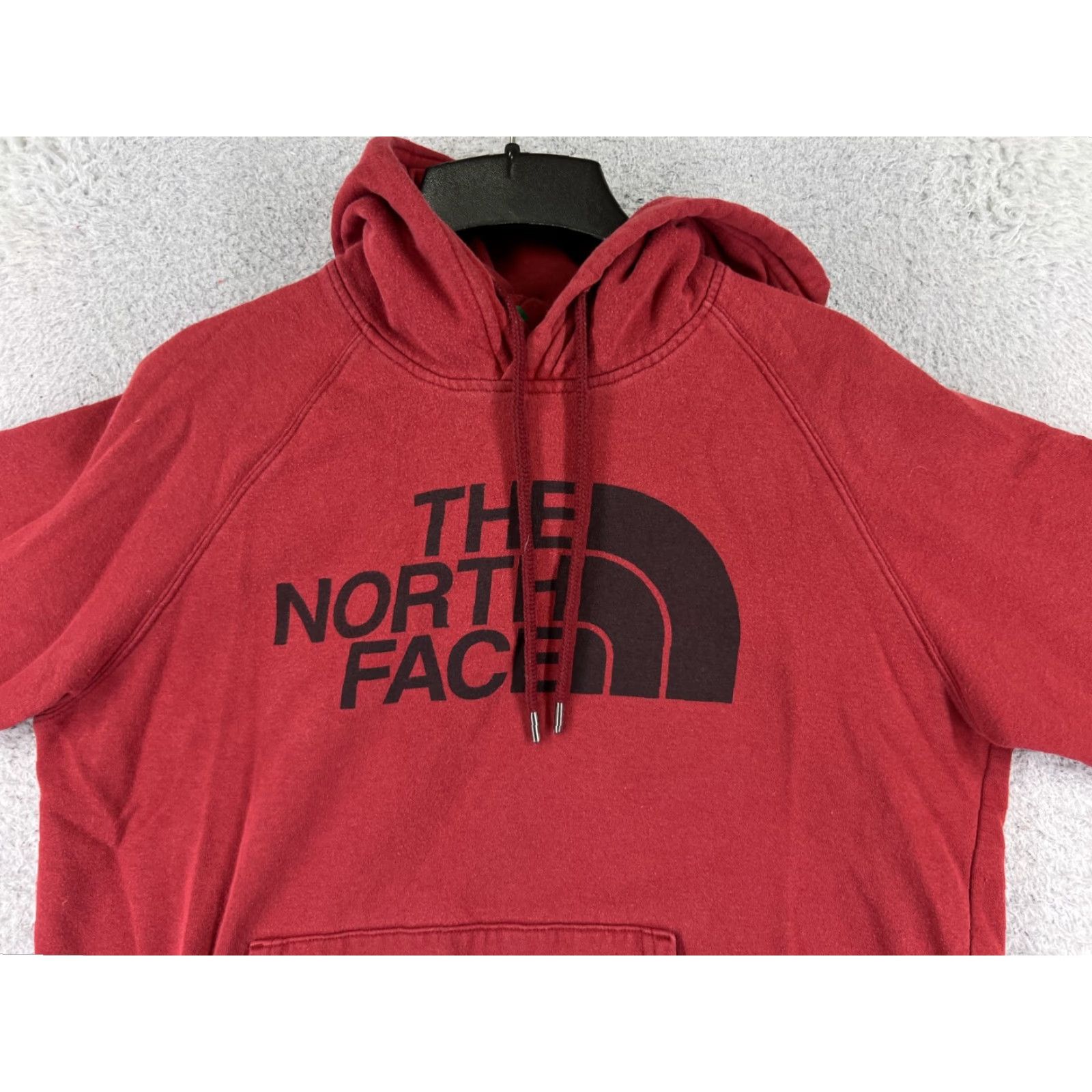 The North Face The North Face Men Hoodie Pullover Sweater Red Medium Jersey Polyester Pocket Logo Size US M / EU 48-50 / 2 - 4 Thumbnail