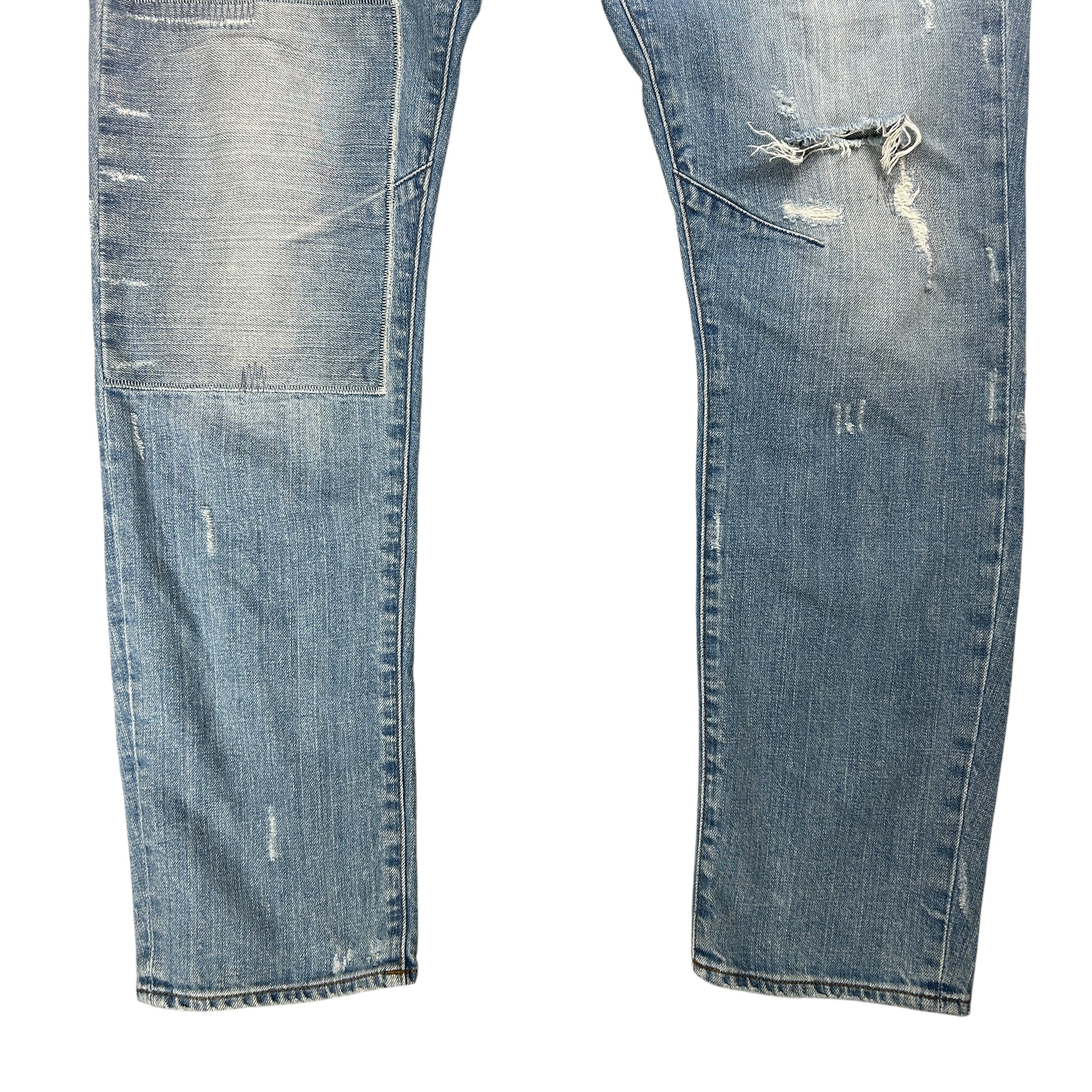 G-Star G-star Raw D-staq 3D Slim Restored Tapered Blue Denim W36L34 Size US 36 / EU 52 - 6 Thumbnail