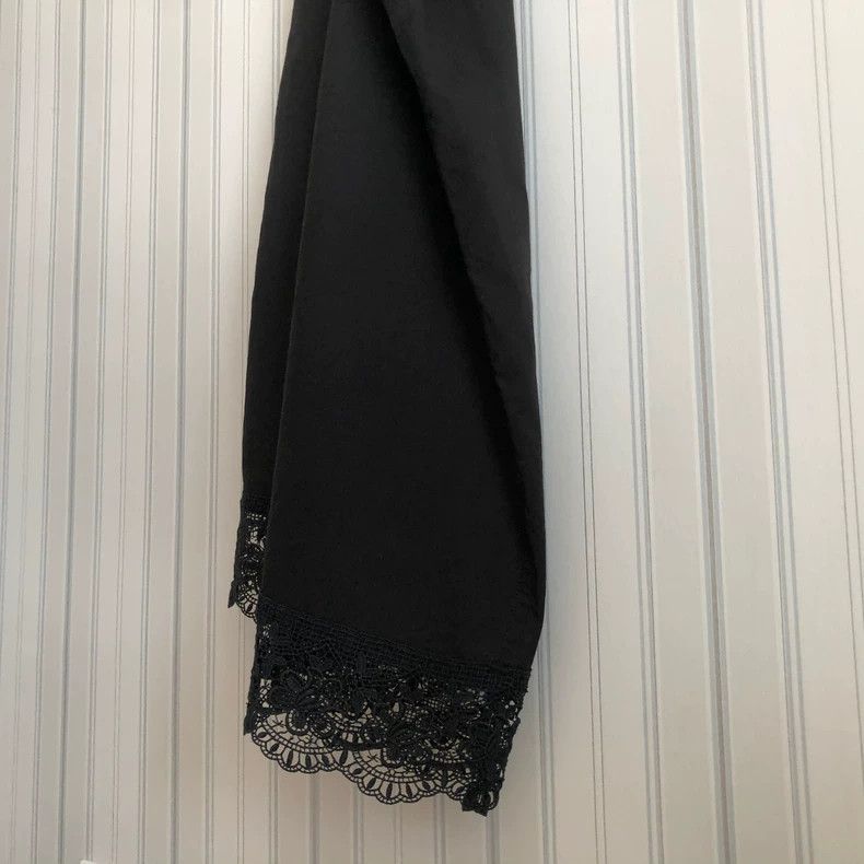 Comme Des Garcons Antique lace square neck slip dress