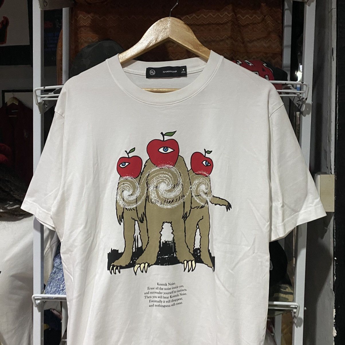 GU × Undercover GU x Undercover "Apple Eye Monster" T-shirt White Size US M / EU 48-50 / 2 - 3 Thumbnail