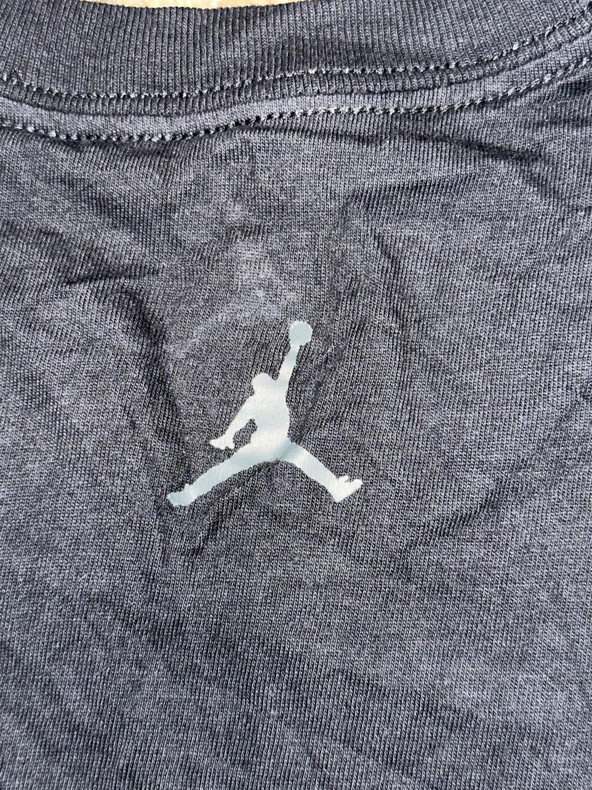 Designer Vintage Air Jordan Men’s Spell Out Black/Cool Grey T-Shirt Size US M / EU 48-50 / 2 - 7 Thumbnail
