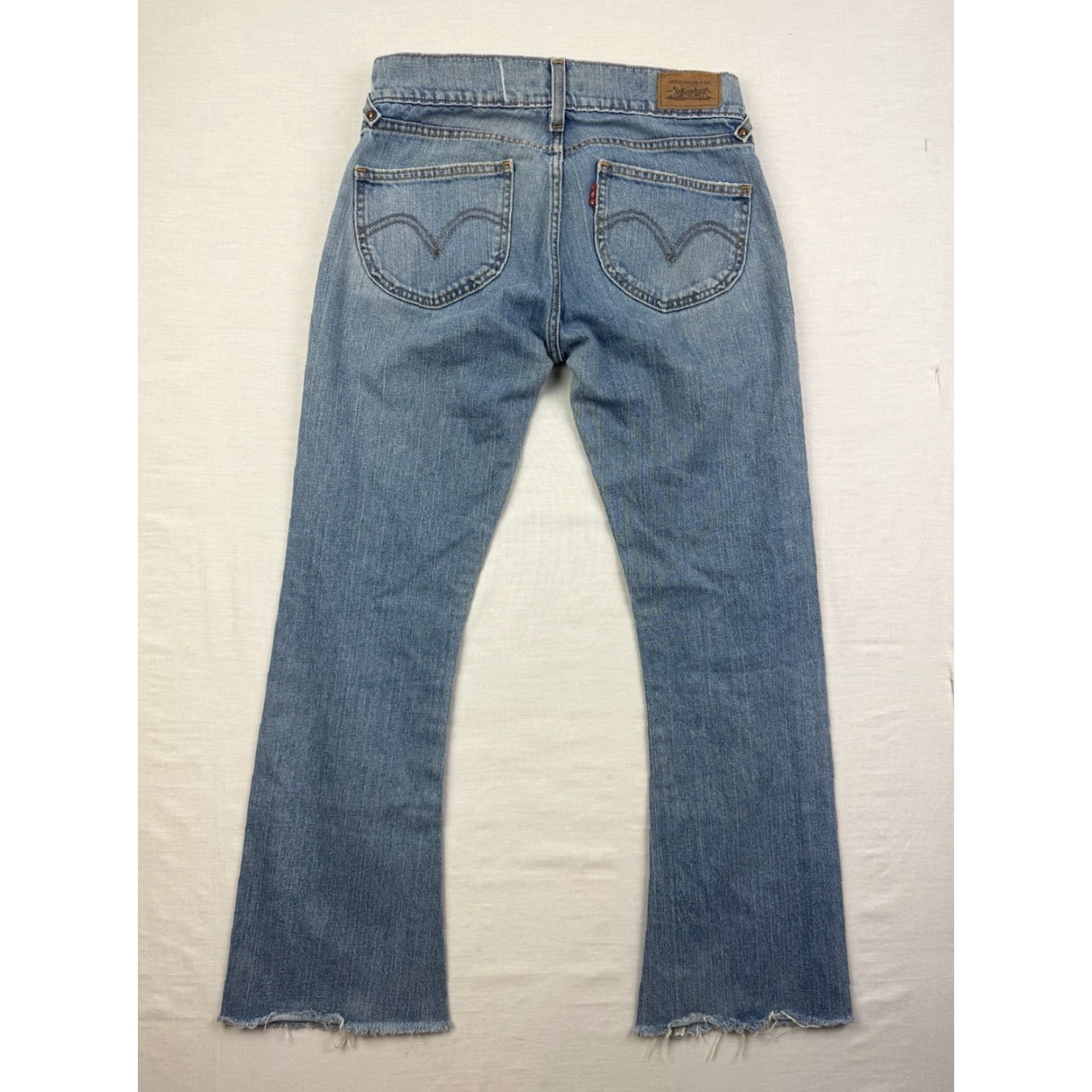 Levi's VINTAGE Levi's Bootcut Jeans Womens 5M Blue Hipster Y2K Pockets Low Waist Size 27" / US 4 / IT 40 - 2 Thumbnail