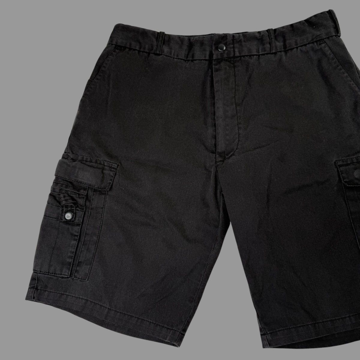 Vintage Vintage 1990s black military cargo shorts Size US 36 / EU 52 - 3 Thumbnail