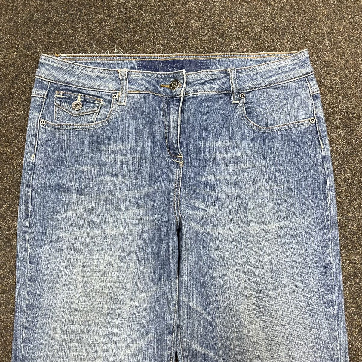 Vintage Vintage Y2K Baggy Flared Jeans Wide Leg Skate 90s Faded 32 Size US 32 / EU 48 - 4 Thumbnail