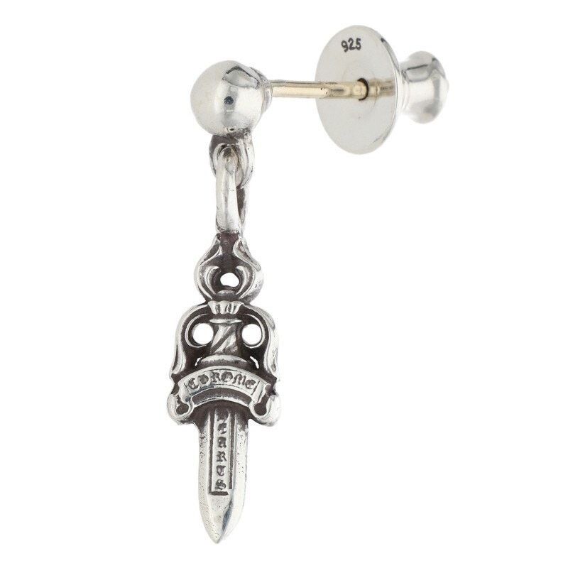 Chrome Hearts Godzilla Dinosaur Head 925 Sterling Silver Drop