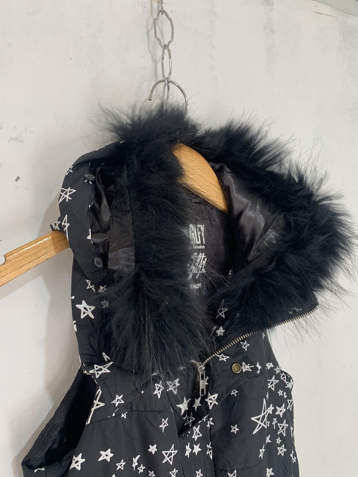 If Six Was Nine × Japanese Brand × Le Grande Bleu (L.G.B.) Maison gilfy racoon fur long vest Size S / US 4 / IT 40 - 6 Thumbnail