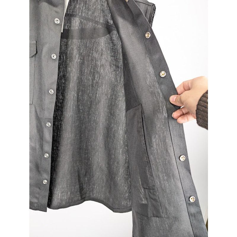 Rick Owens o1rshd1 Jumbo Sl Outershirt in Black Size US XL / EU 56 / 4 - 18 Thumbnail