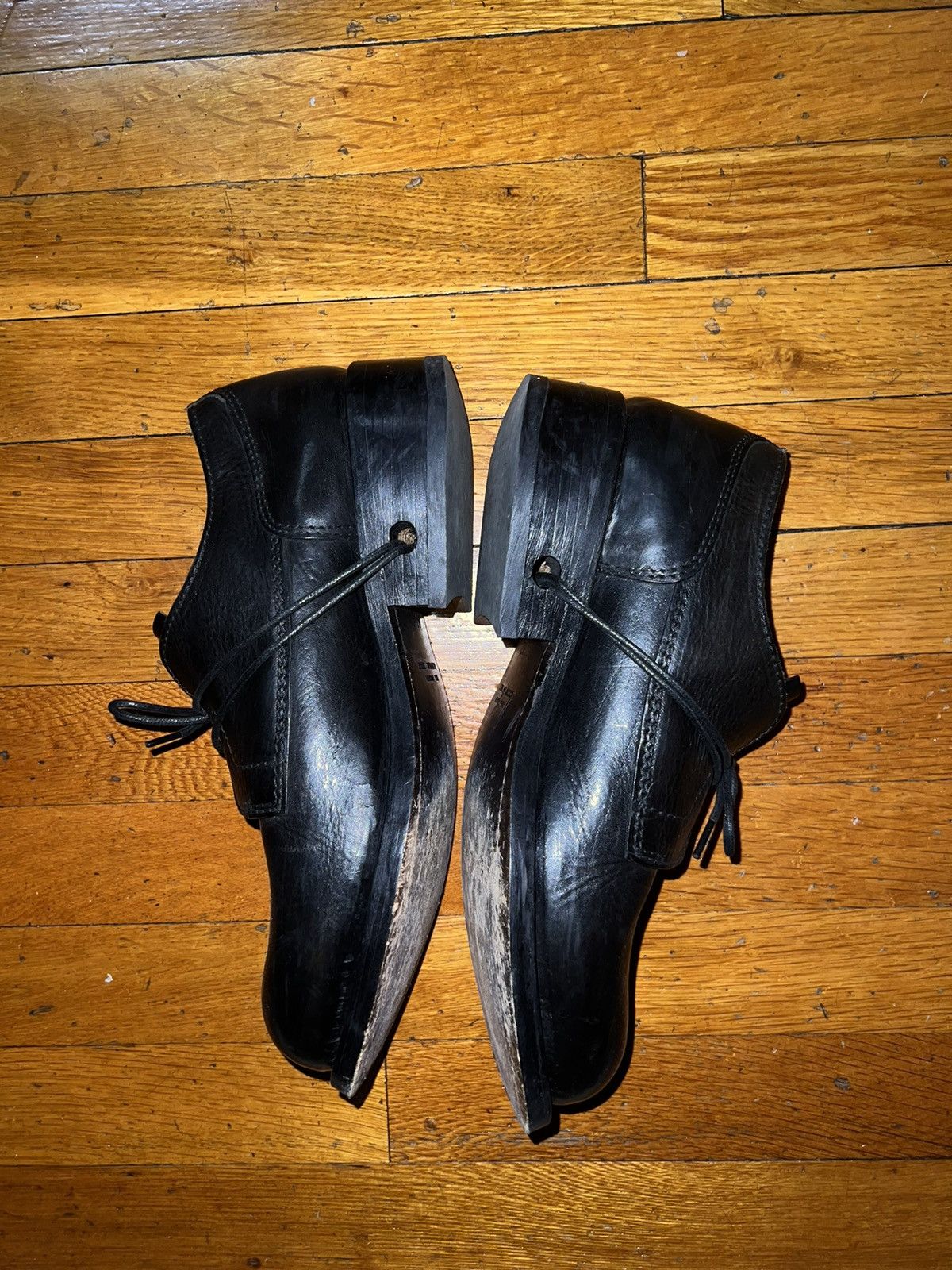 Dirk Bikkembergs Dirk Bikkembergs 90s Leather Derby Lace Through