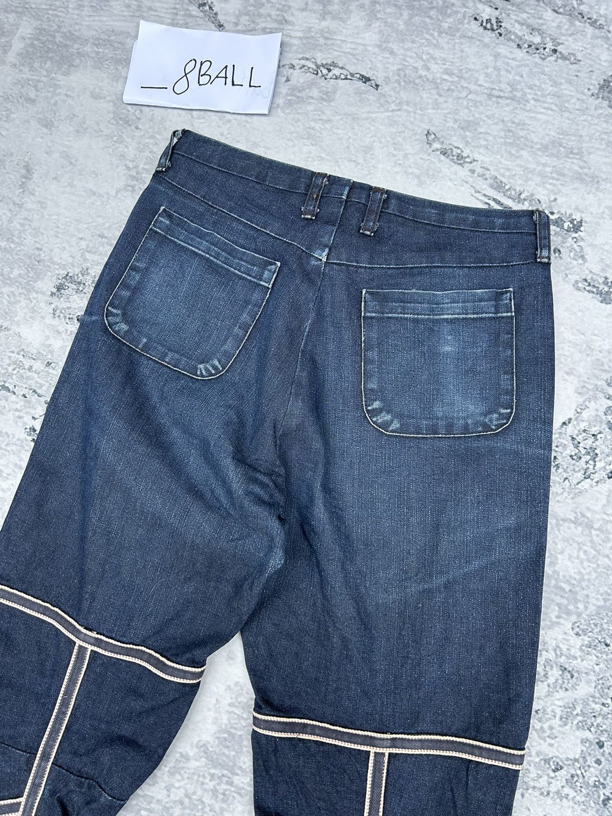 Marithe + Francois Girbaud Marithe Francois Girbaud Jeans “Rare Design” Size US 27 - 11 Thumbnail