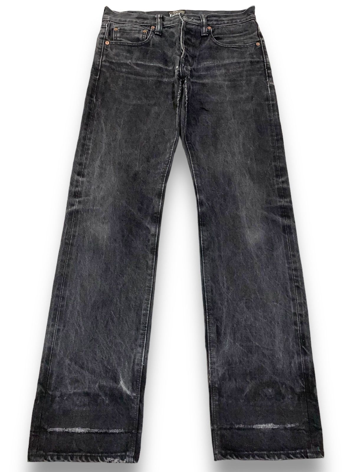EIGHT-G Vintage Japanese Brand Eight-G Selvedge Distressed Jeans Size US 30 / EU 46 - 2 Thumbnail