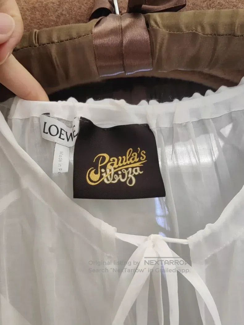 Loewe Loewe White Fairy Wind Casual Lazy Vacation Wind Dress wit Size 4XL / US 24-26 - 3 Thumbnail