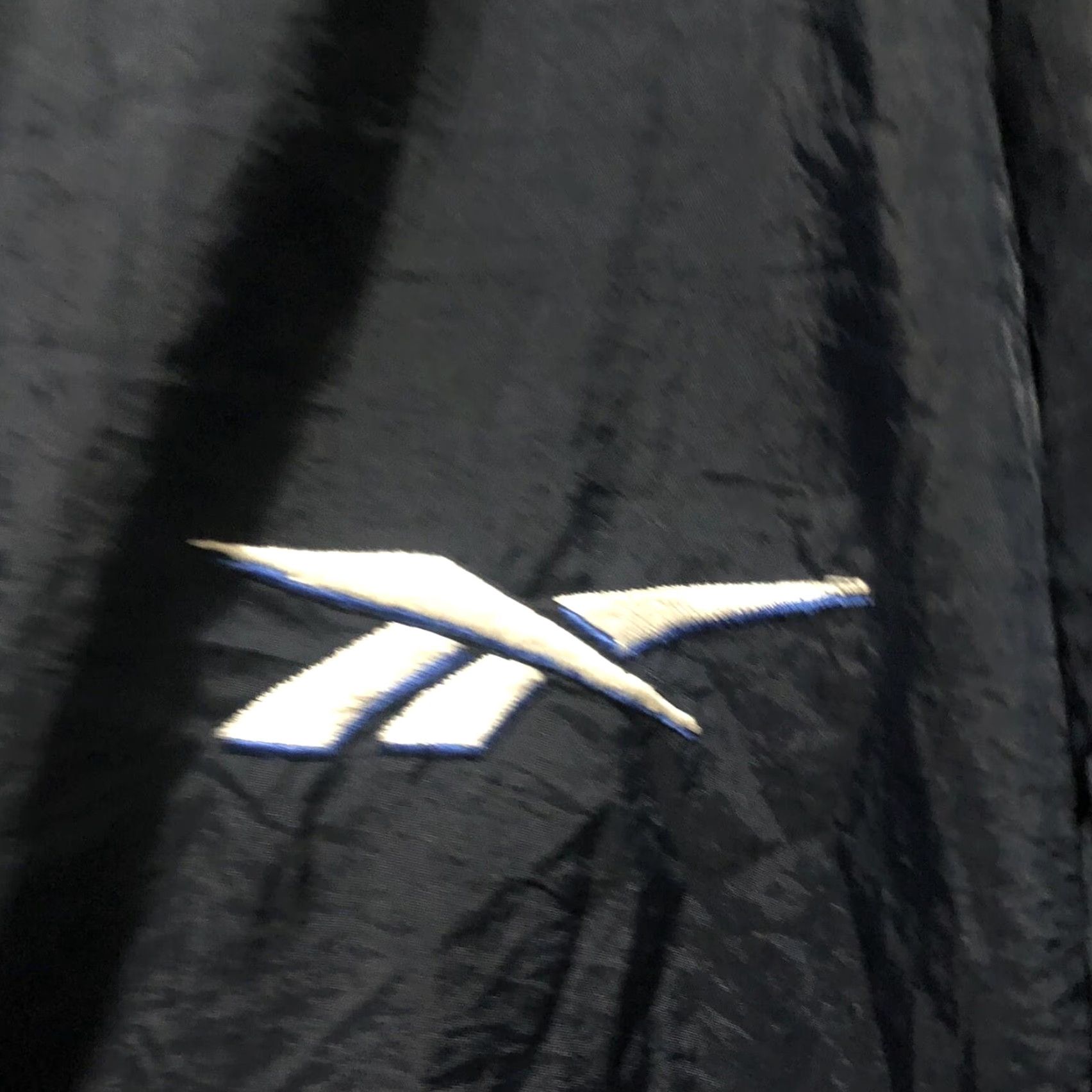 Reebok VINTAGE Reebok Windbreaker Pullover Jacket Men L Black Blue Nylon Athleisure 90s Windbreaker Mens Large Size US L / EU 52-54 / 3 - 3 Thumbnail