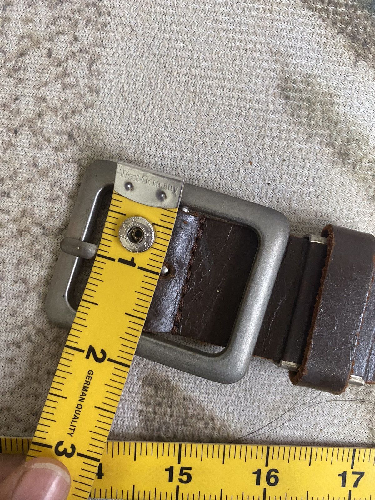 Japanese Brand Japanese Brand Leather Buckle Belt Size ONE SIZE - 11 Thumbnail