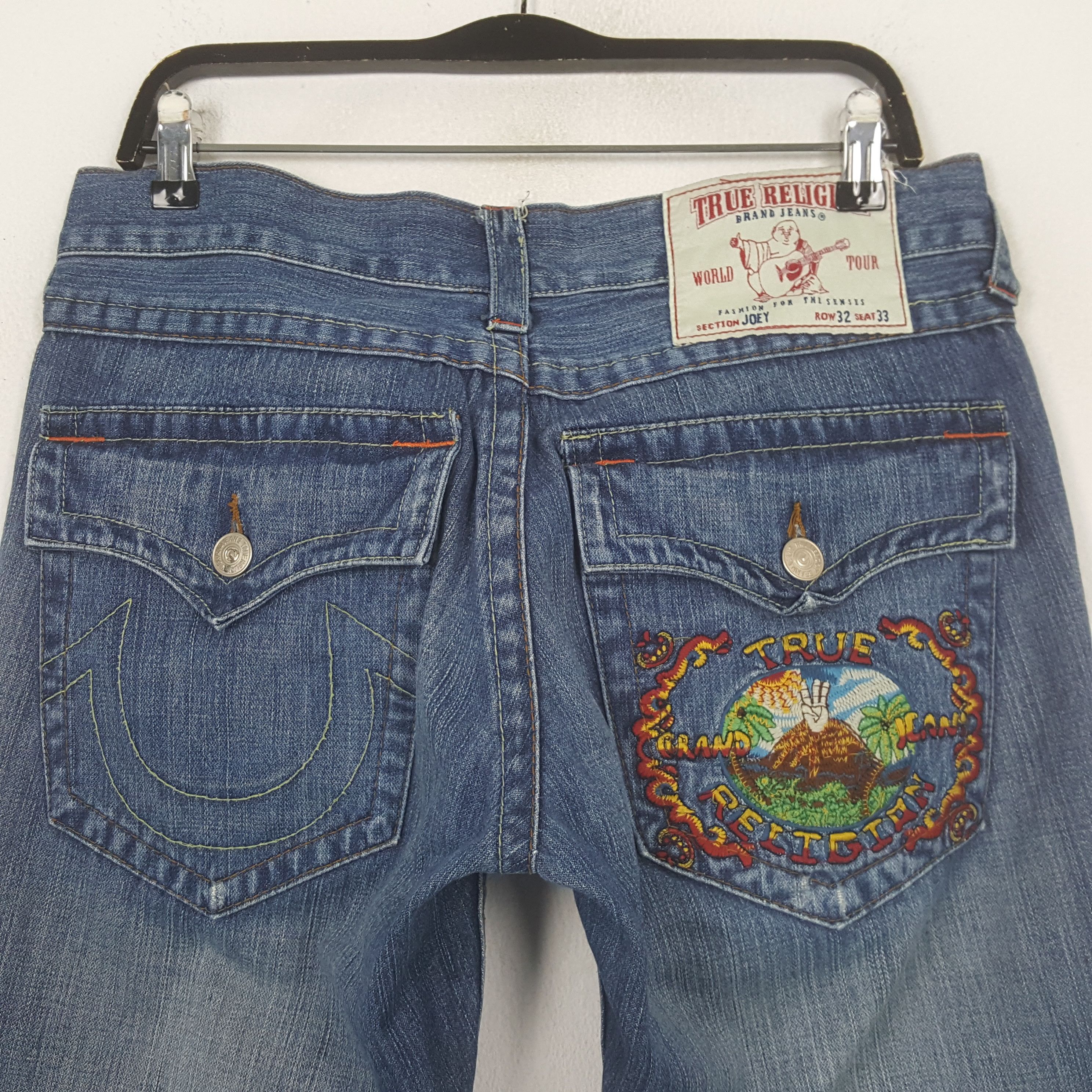 True Religion True Religion Streetwear Fashion Style Jeans C297N15 Size US 32 / EU 48 - 5 Thumbnail