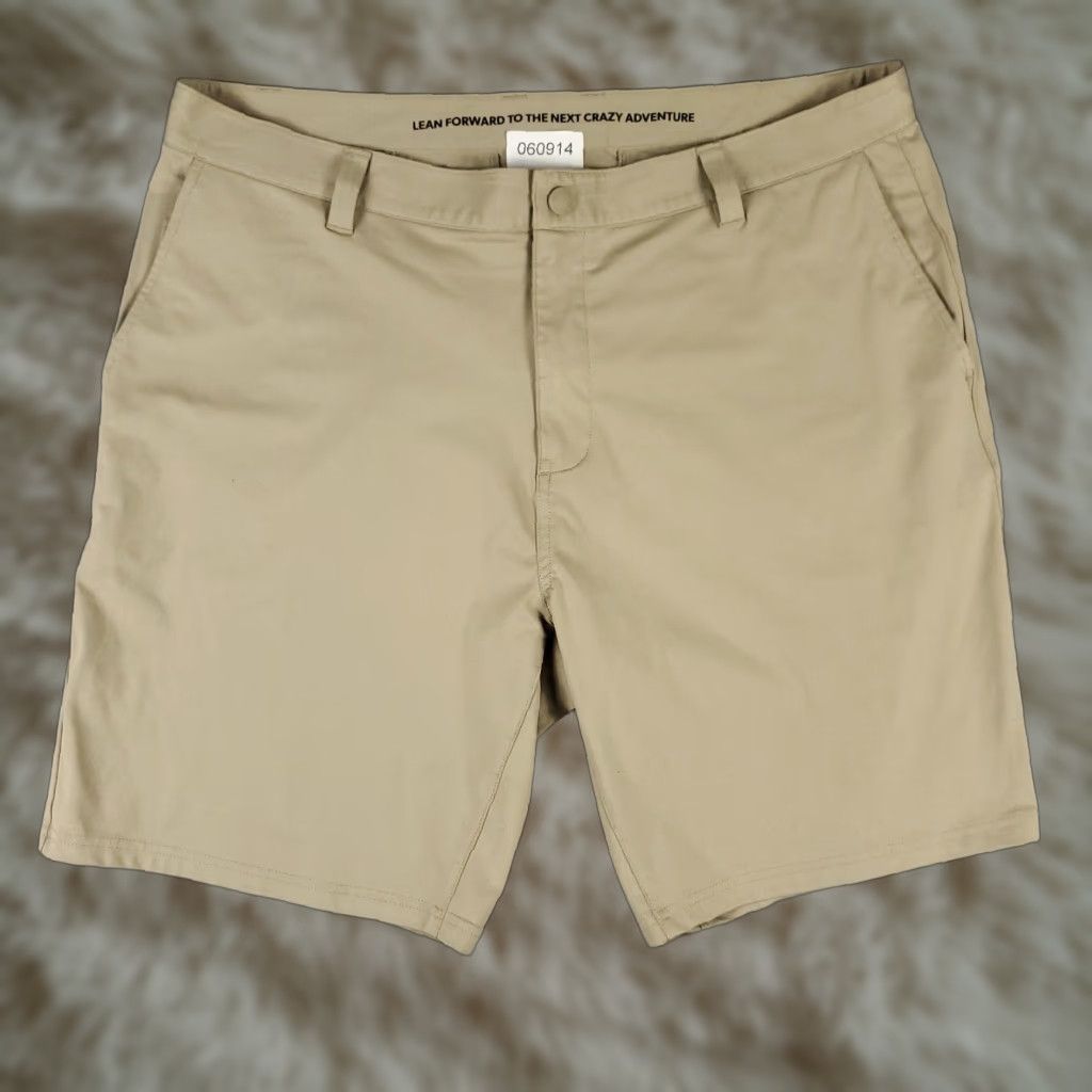 Rhone VINTAGE Rhone Men's Shorts Flat Front Chino Size 38 Casual Summer Blue Microfiber Size US 38 / EU 54 - 1 Thumbnail