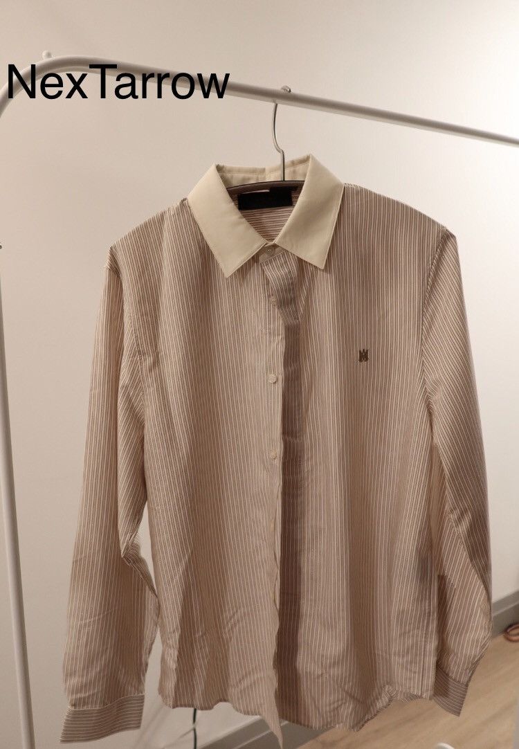 Amiri Amiri gold thread shirt 2412-Nextarrow Size US M / EU 48-50 / 2 - 1 Thumbnail