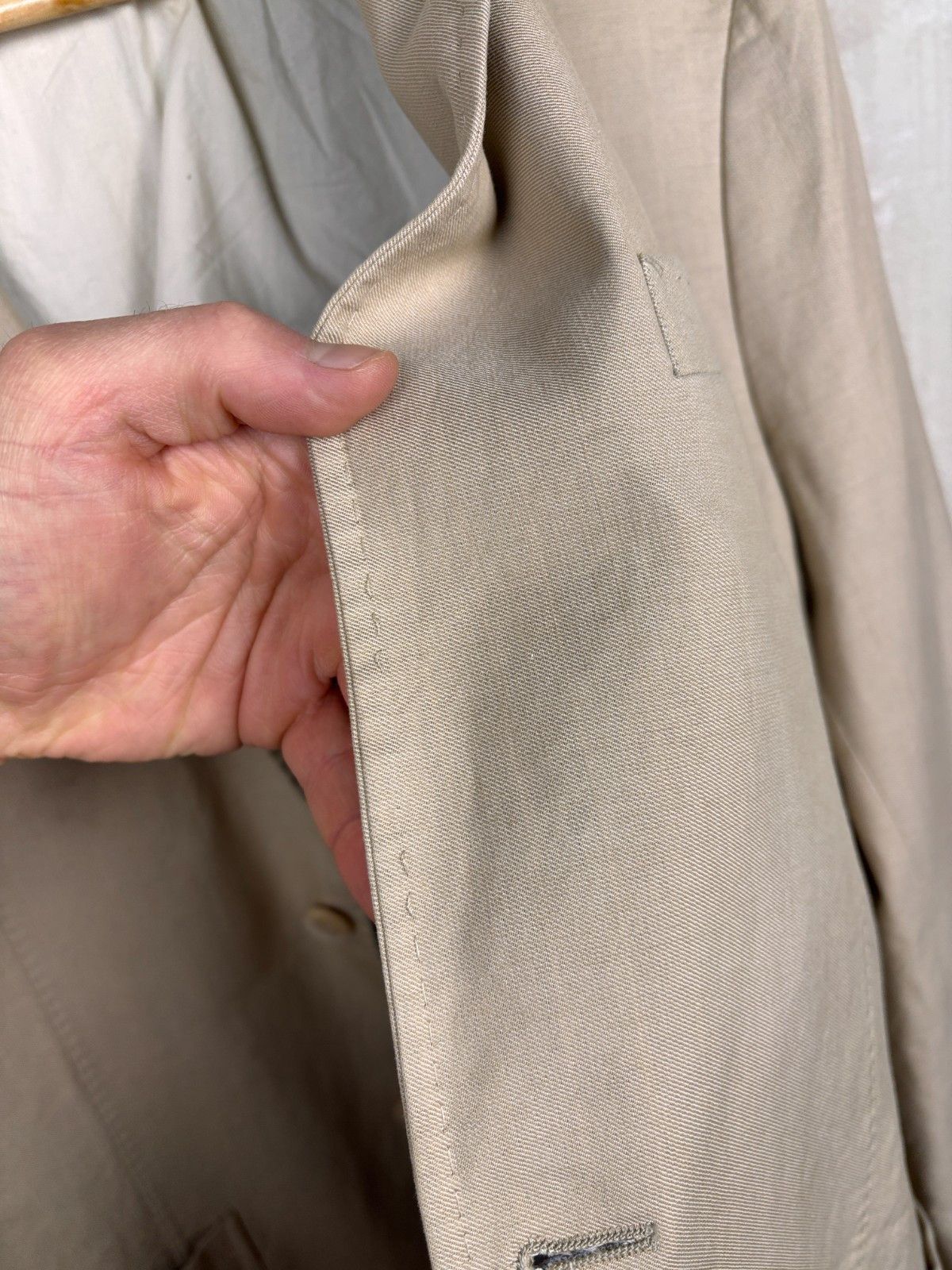Paoloni Paoloni Cotton Wool Two Button Sport Coat Blazer Size 54 Size US L / EU 52-54 / 3 - 10 Thumbnail