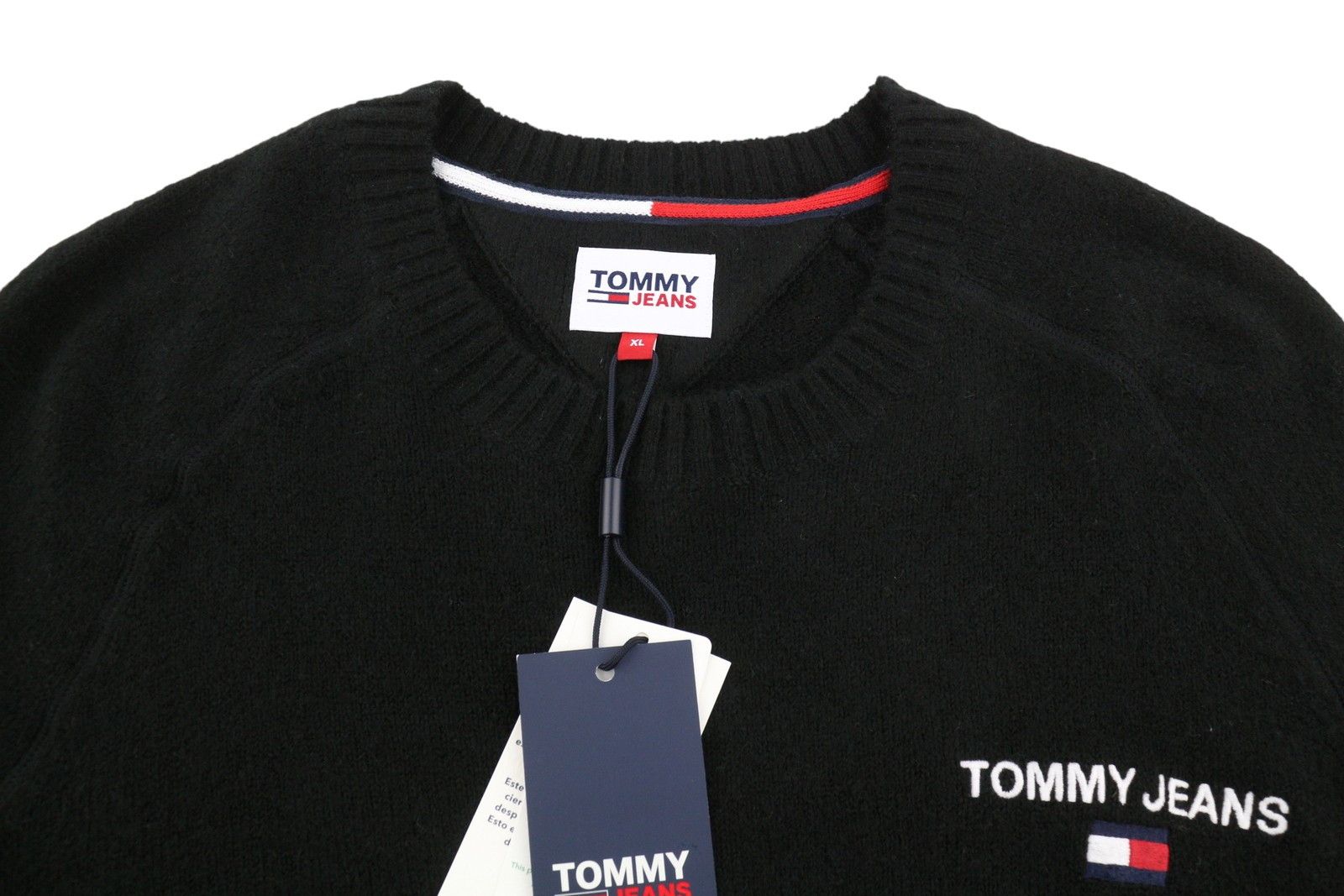 Tommy Hilfiger REQ RAOLAN XL Black Tight-Knit Jumper 87384 Size US XL / EU 56 / 4 - 4 Thumbnail
